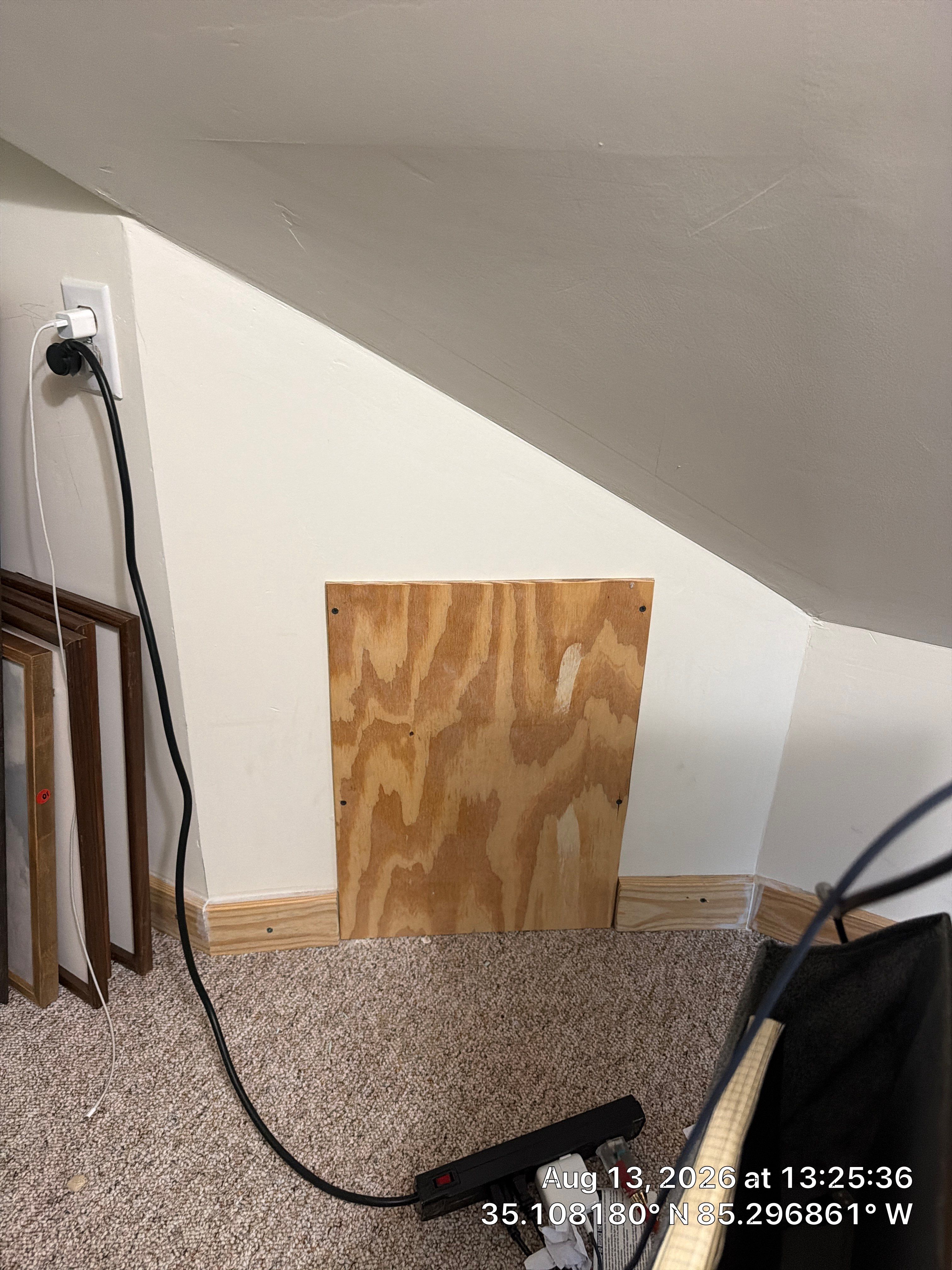 Attic Knee Wall Insulation and Access Door Installation in Chattanooga by CompanyCam Sales Demo