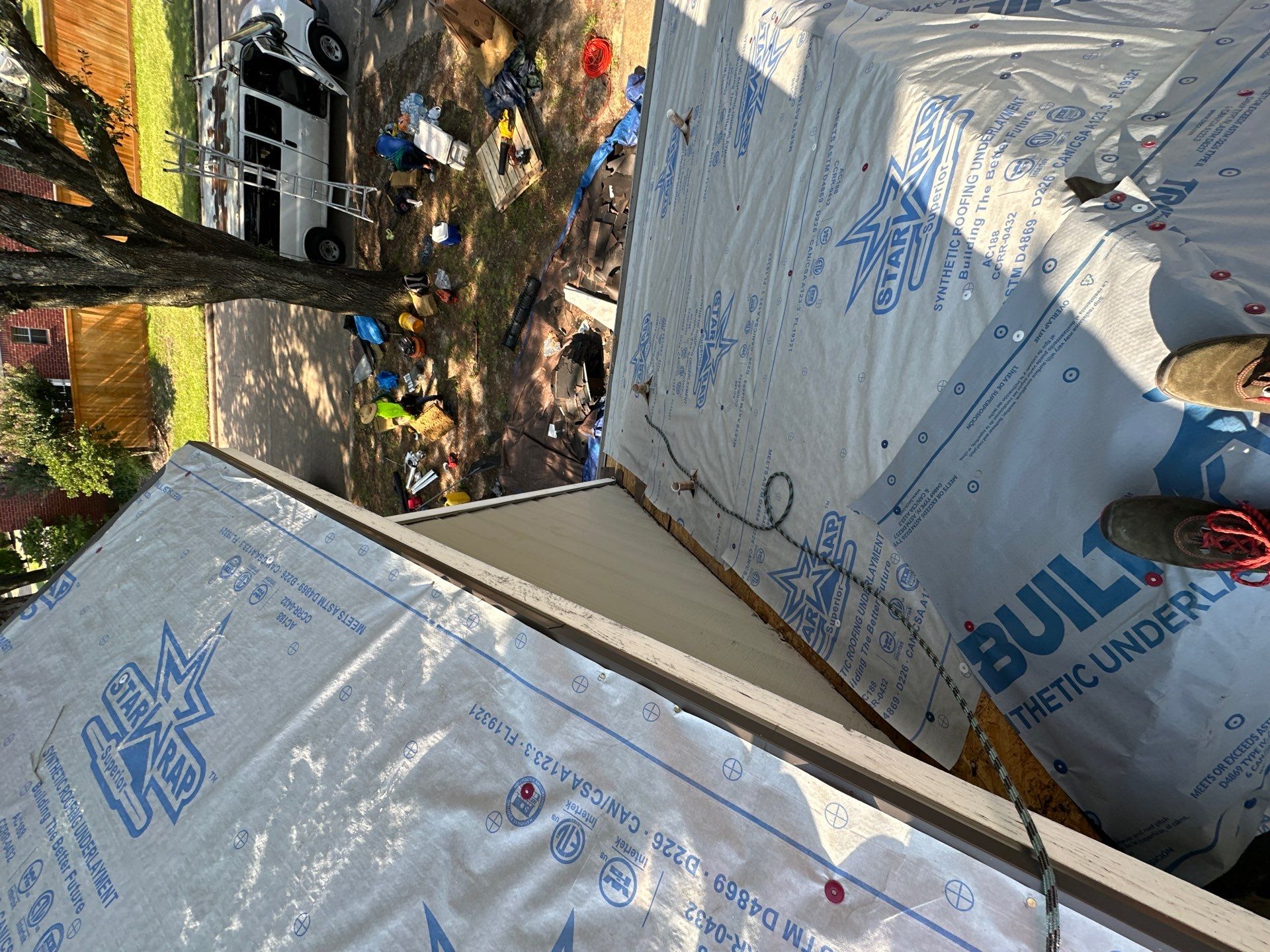 Project in Houston by Motion Roofing