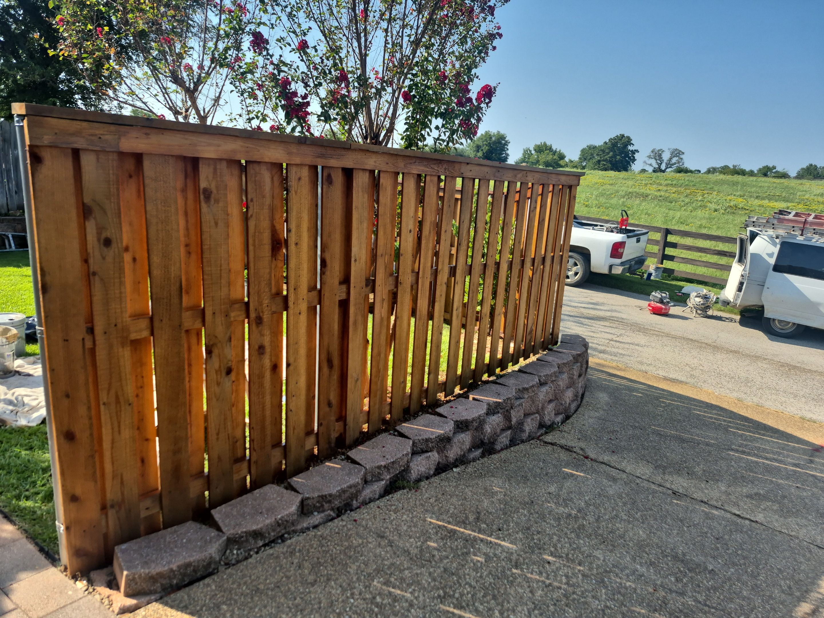 Exterior Painting in Longview, TX | Fresh Garage Door & Fence Renewal by Quality Coats Painting