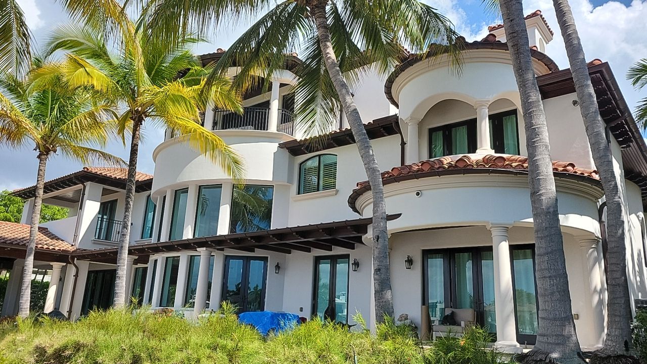 Waterfront Luxury Home by John “The Greek” Painting