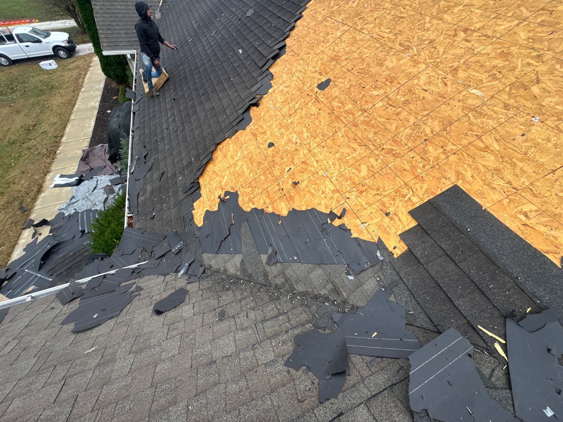 Residential Partial Roofing Install - Tamko Titan XT Shingles - Color Weathered Wood  by Titan Commercial & Residential Roofing 