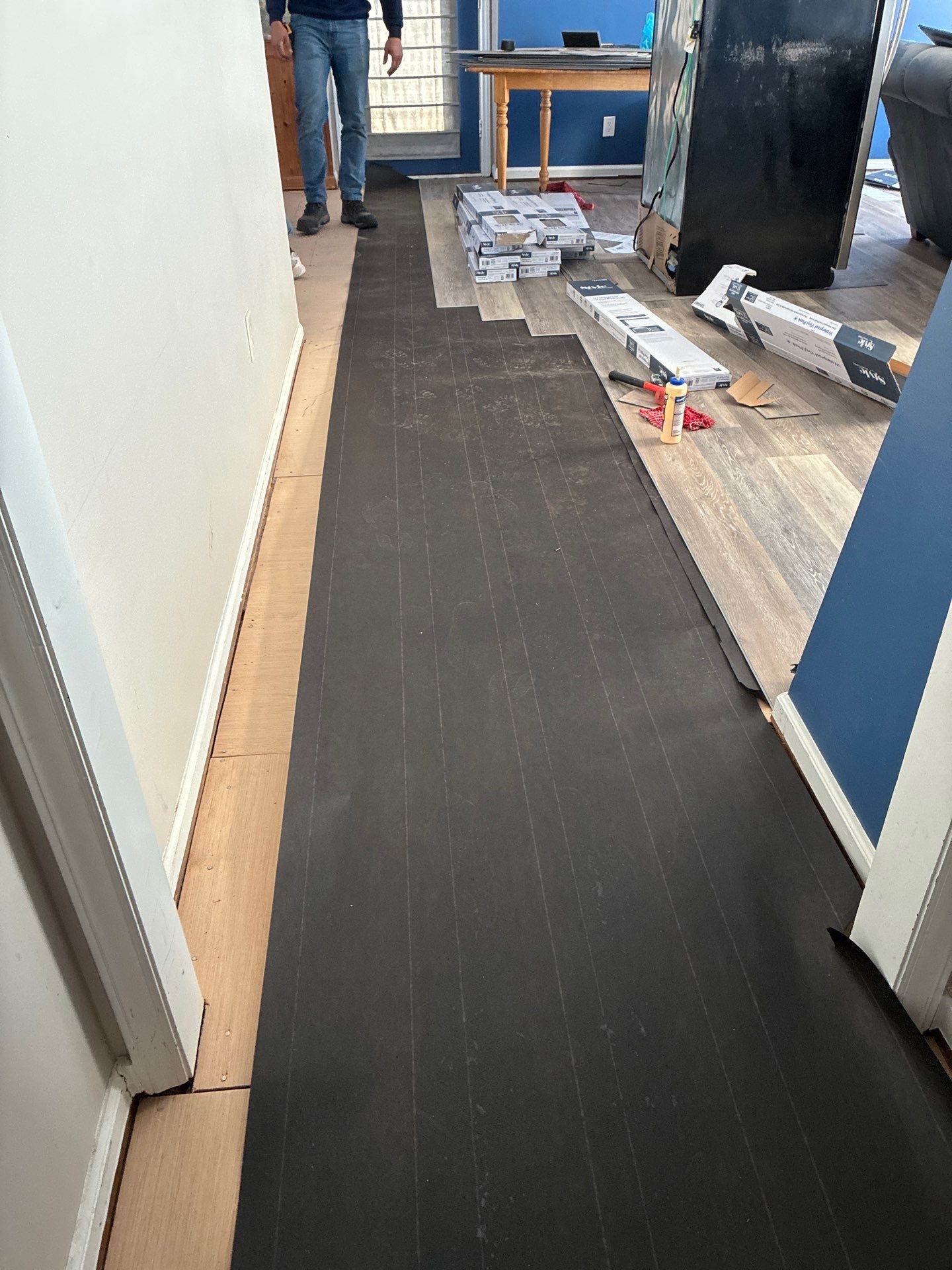 Caving Floors - LVP Structural Floor Repair in Oak Island, NC by Licensed General Contractor by RGR Construction and Roofing, LLC