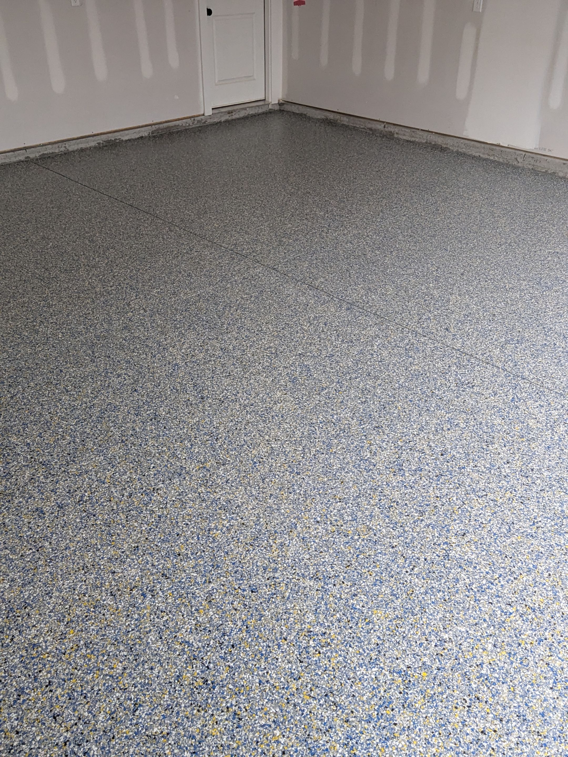 Garage Floor Coating using Custom Color by My Garage Floor Guys