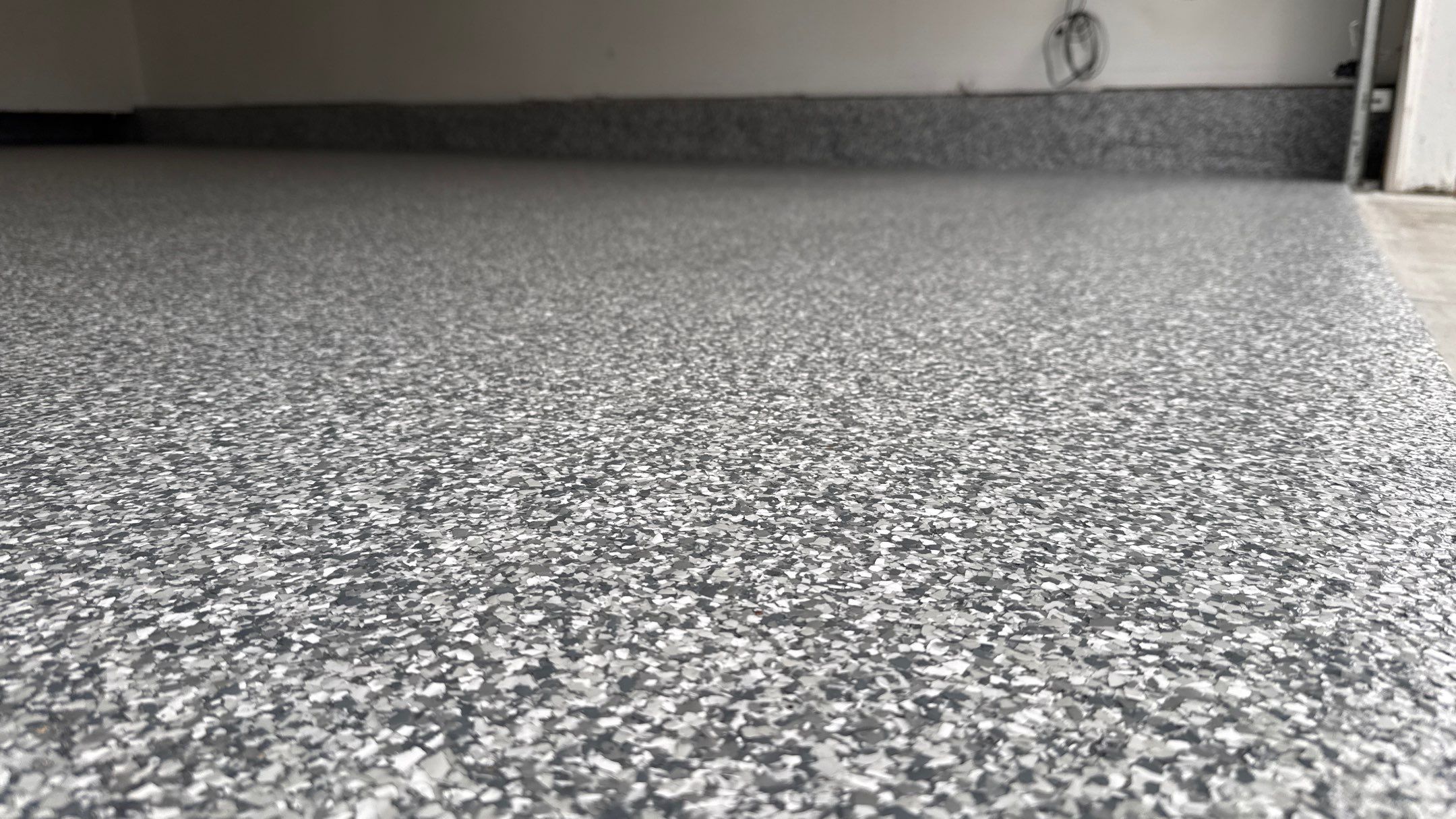 Another Beautiful Stonehenge Flake Floor !! by Banner Garage
