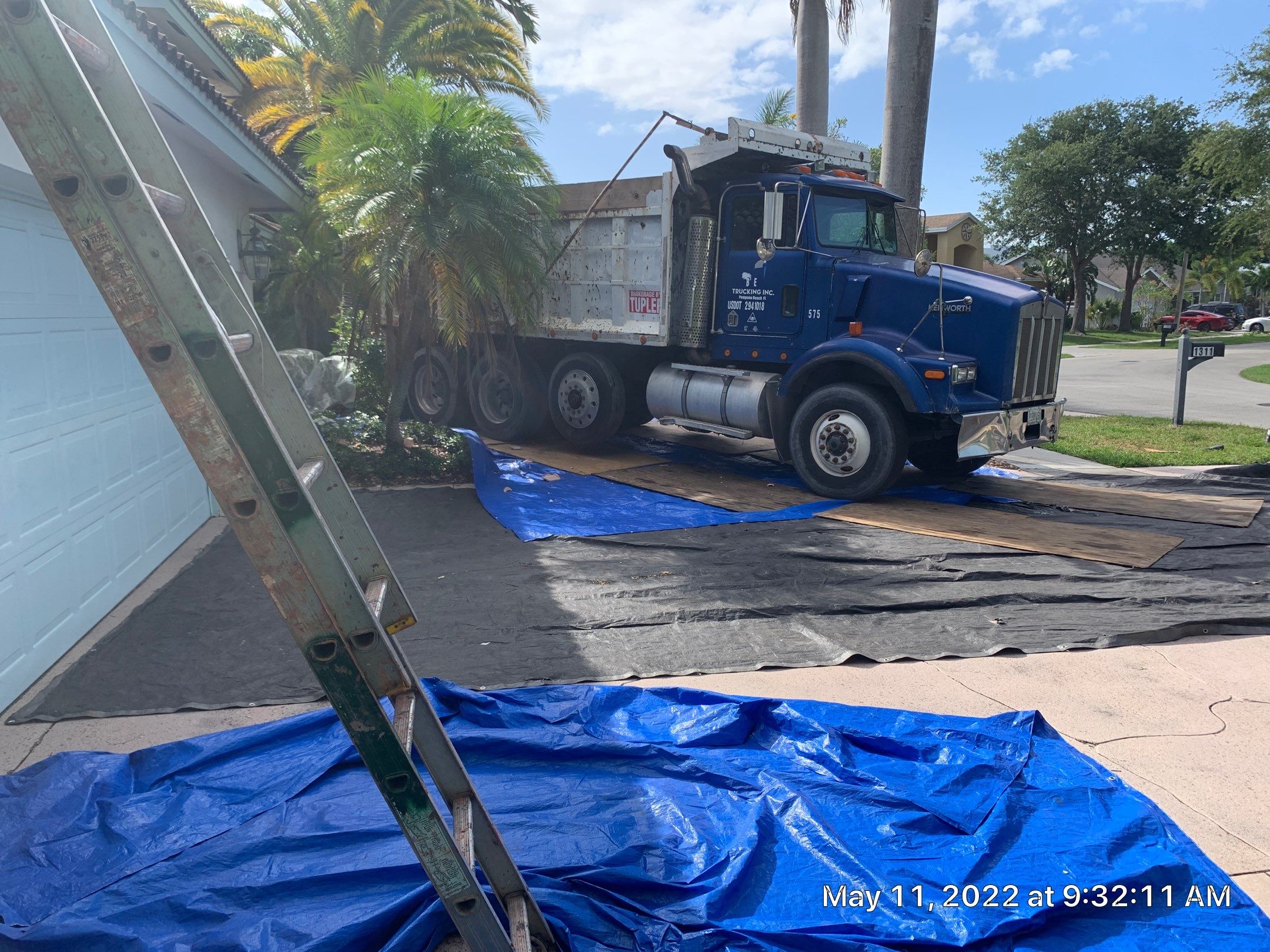 Residential Roofing Installation using 1" Nail strip metal roof by BLUES BROTHERS ROOFING