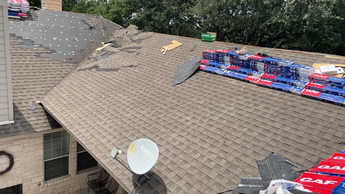 Roof replacement by Oakwood Roofing and Construction, LLC