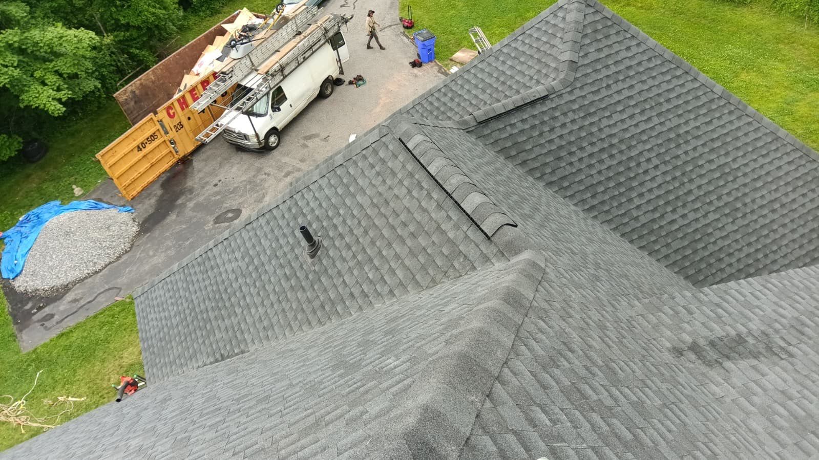 DiGIorgi installs a brand new roof in New Hartford by DiGiorgi Roofing and Siding Inc