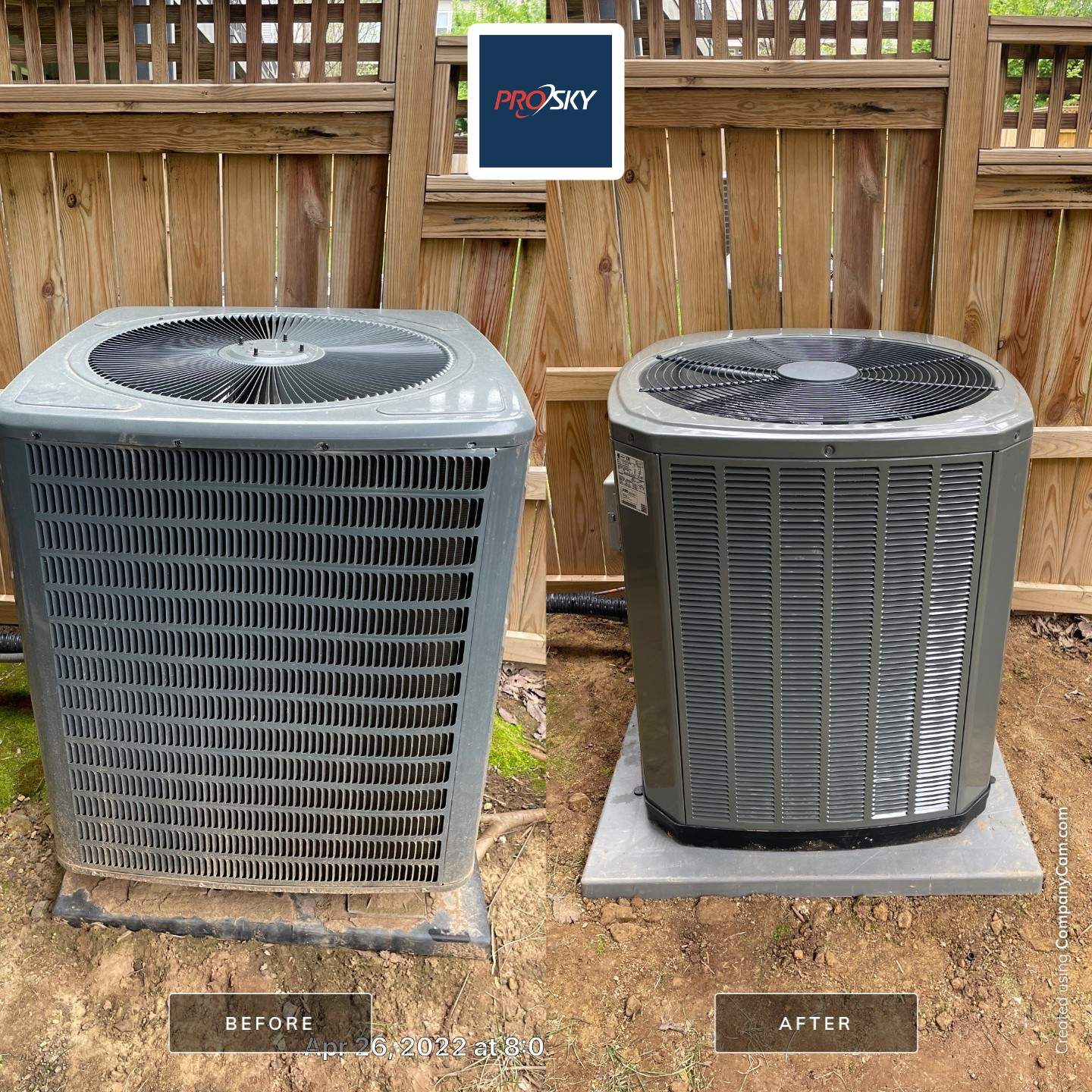 Central Air Conditioning Installation using Trane by Pro Sky Services