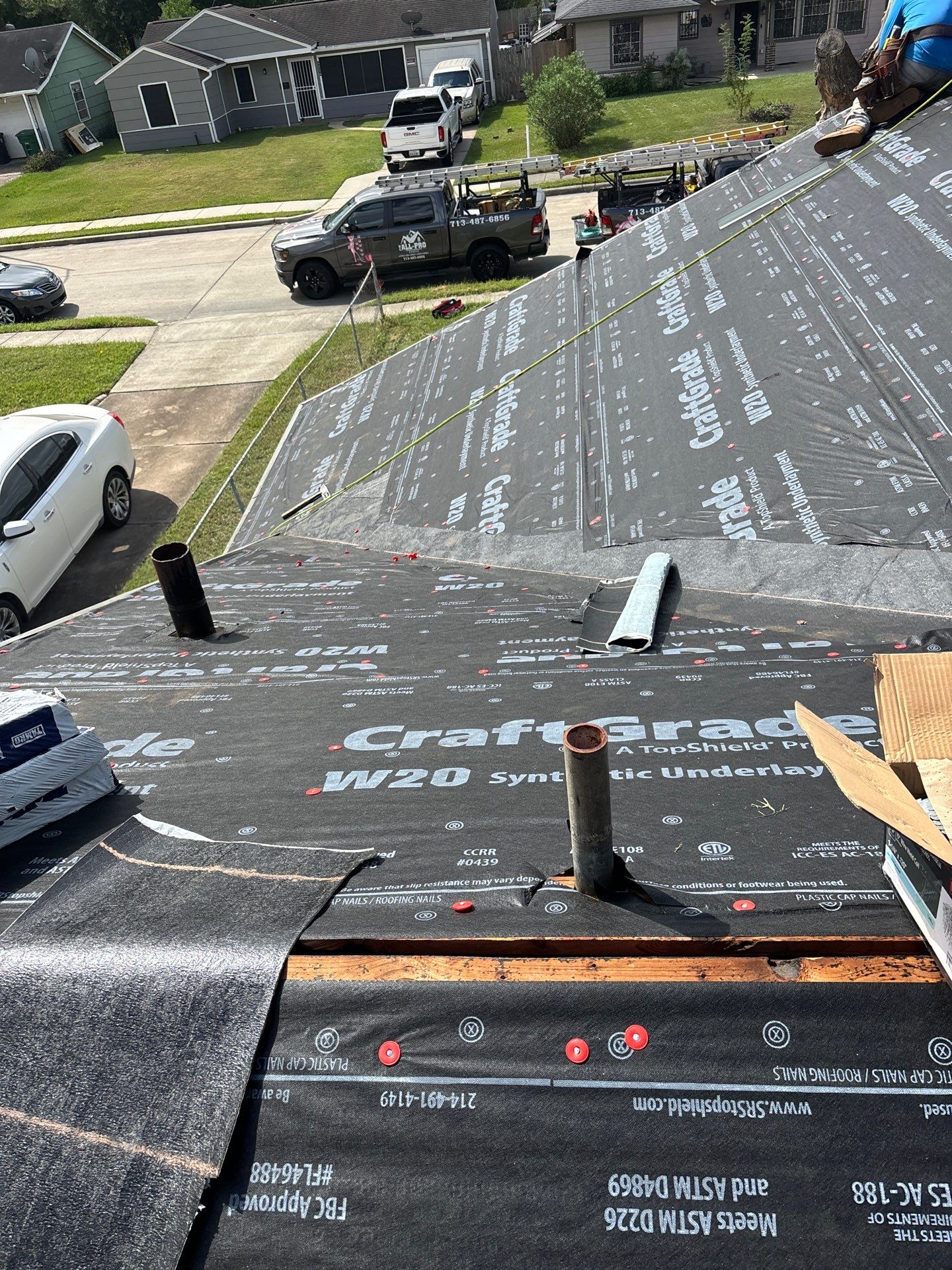 Residential Roofing Repair using Owen's Corning Duration (Lifetime) Shingles by Roof Repair Services LLC