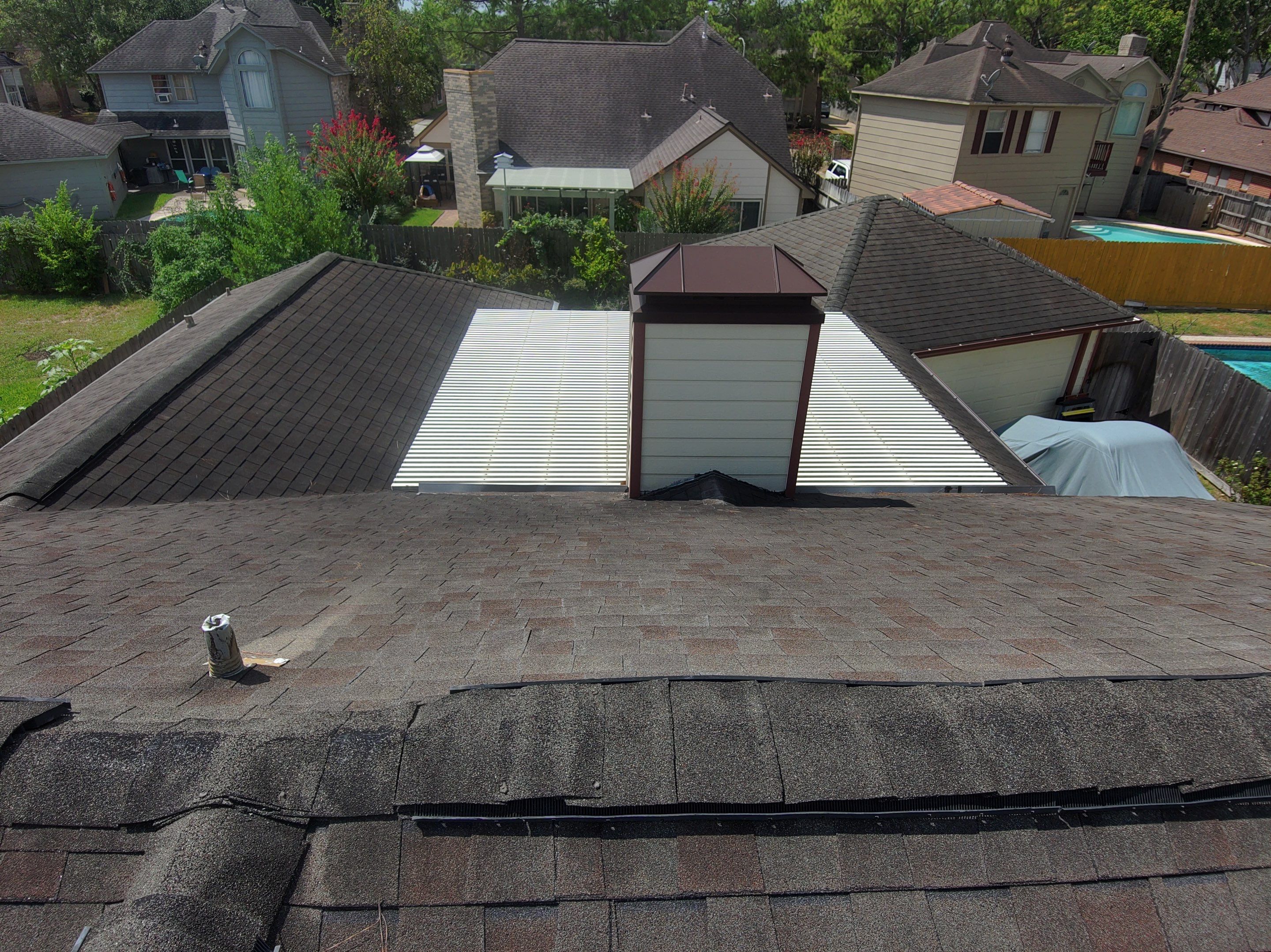 Residential Roofing Installation using Owen's Corning Duration (Lifetime) Shingles by Roof Repair Company