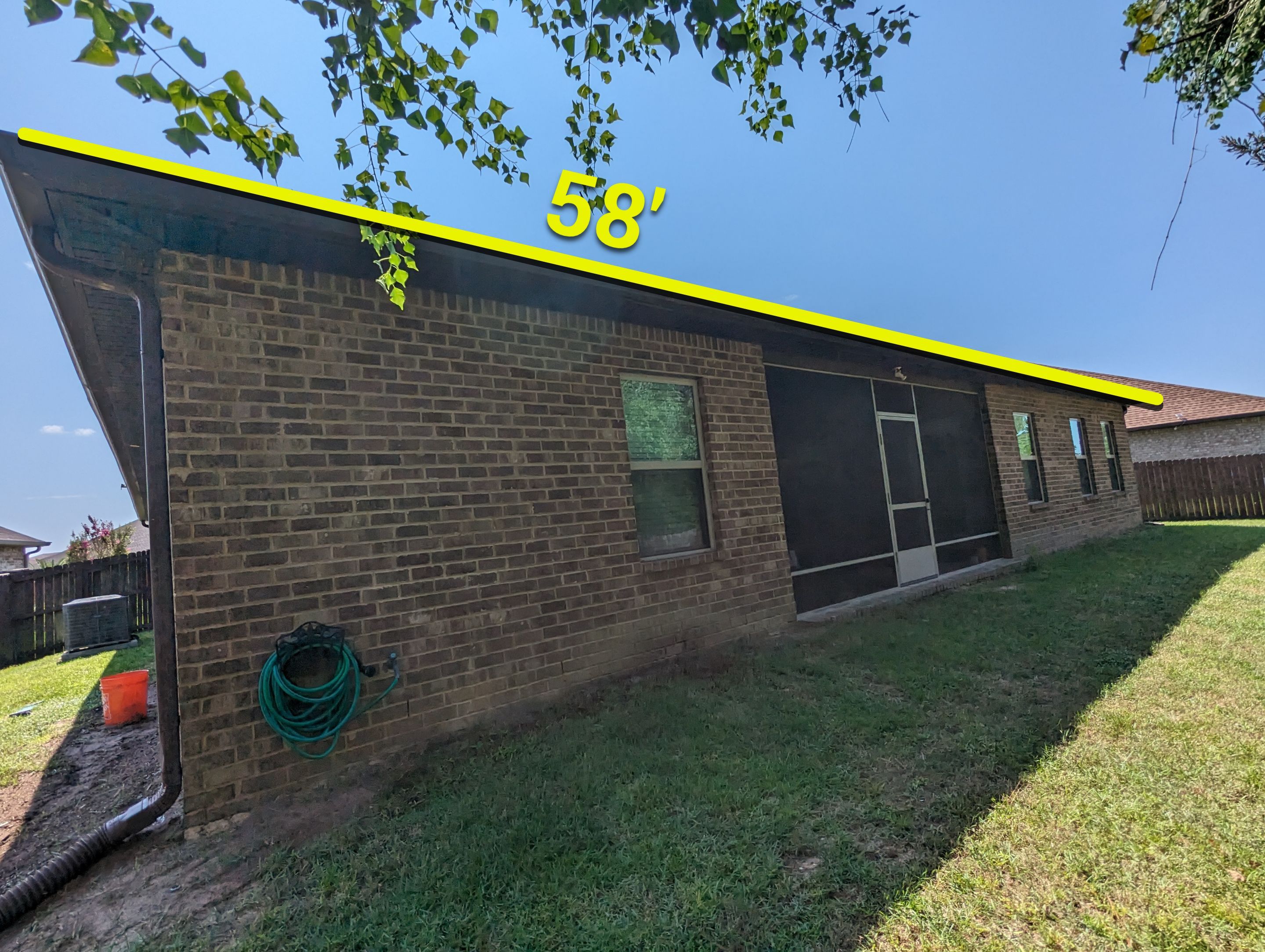 Replace gutter using Royal Brown in Panama City FL by Gutter Professors