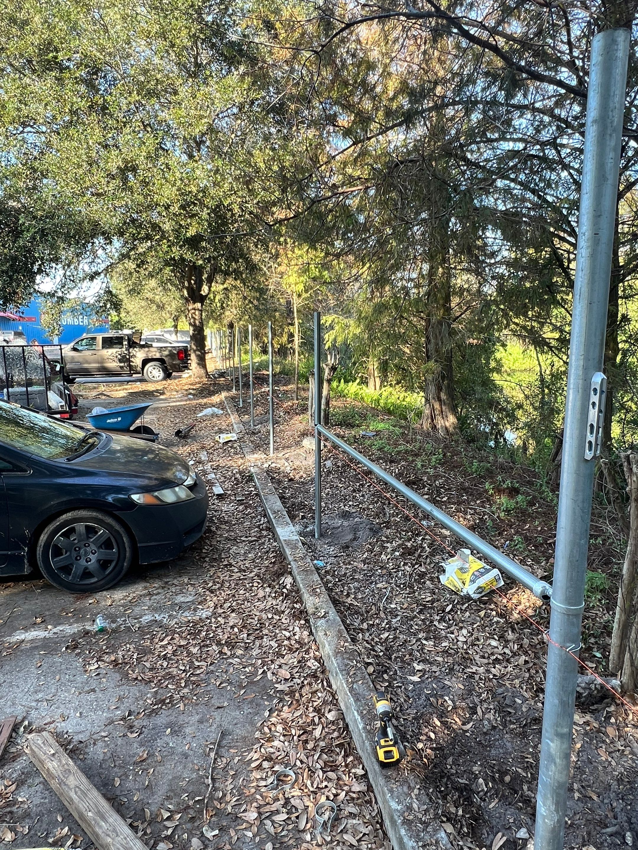 Chain-link Fence Installation using Commercial Chain-link Fence by Asap fence and gates, LLC