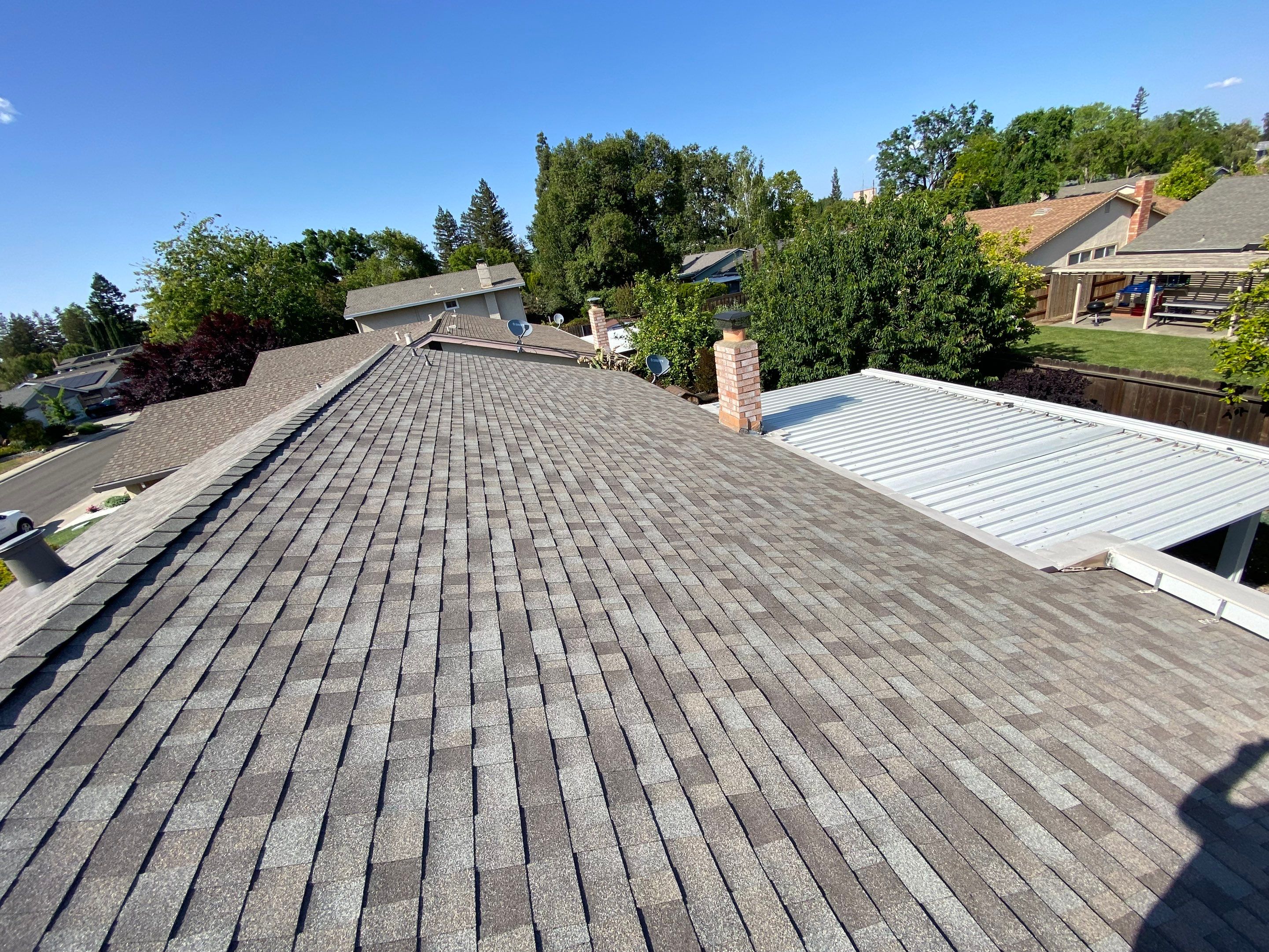 Residential Roofing Installation using Owens Corning Roofing Shingles by Byers Enterprises 
