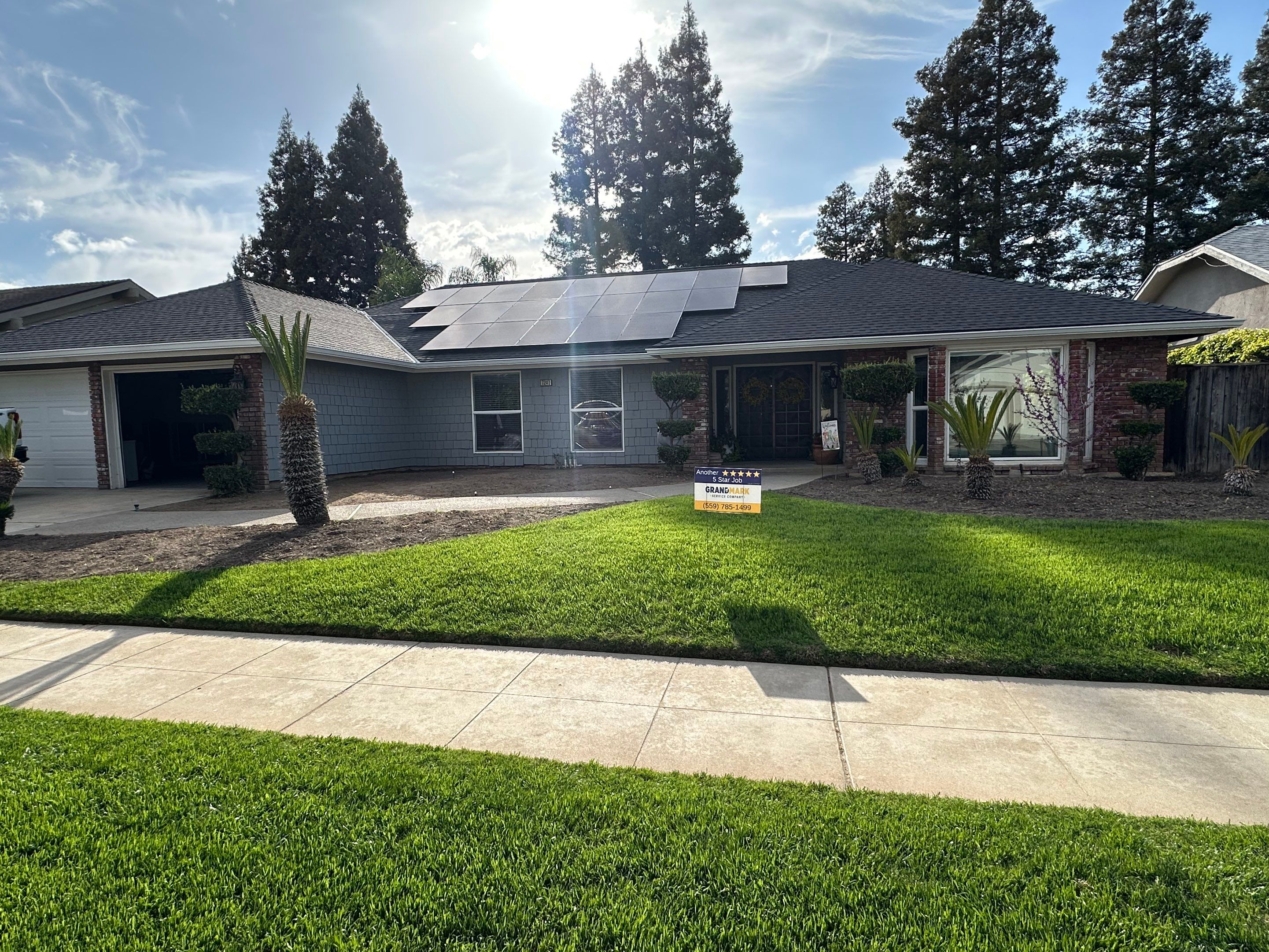 Roofing. + Solar + Patio + Paint Project by Grandmark Service Company