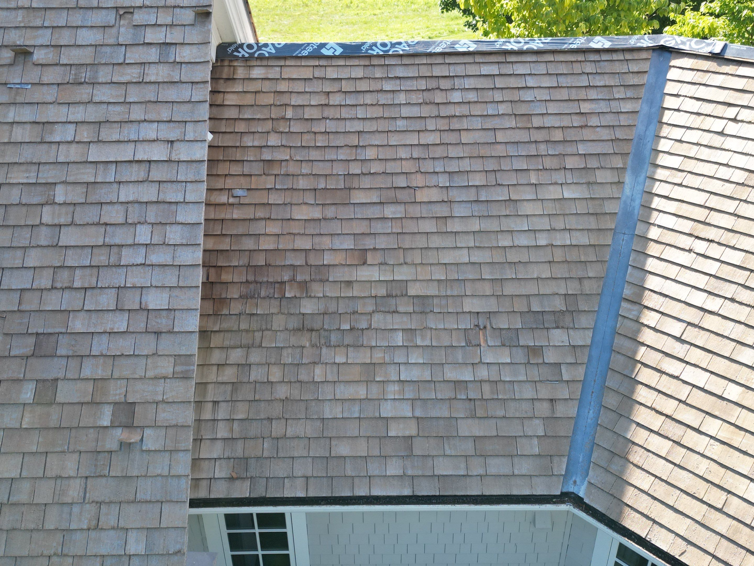 Cedar Shake Roof Restoration by Mighty Dog Roofing of Greater Middlesex County