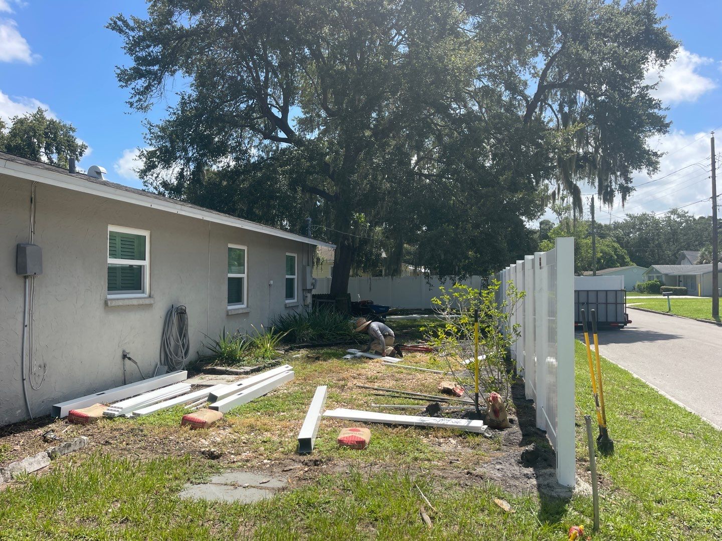 Palmetto, FL 6ft. Tall White Vinyl Privacy Fence  by Asap fence and gates, LLC
