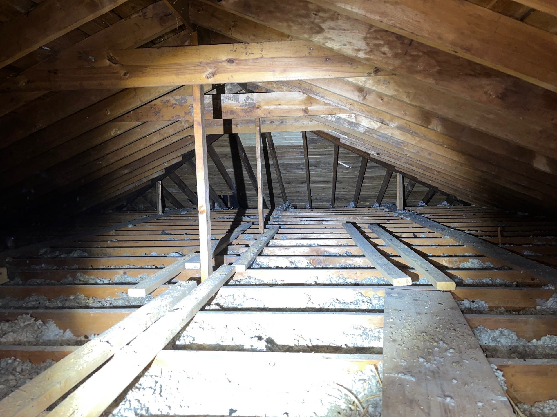 Attic insulation upgrade for new furnace in Bridgeville, PA 15017 by Home Environment Solutions