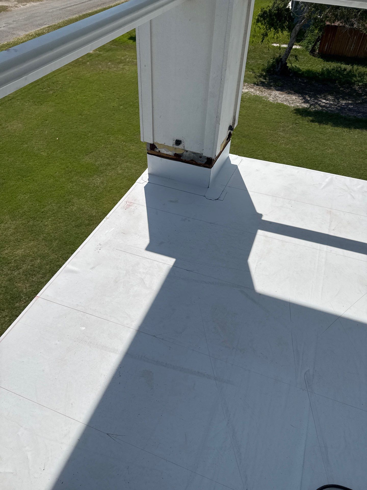 Walk Out Patio Cover by Bayfront Roofing and Construction