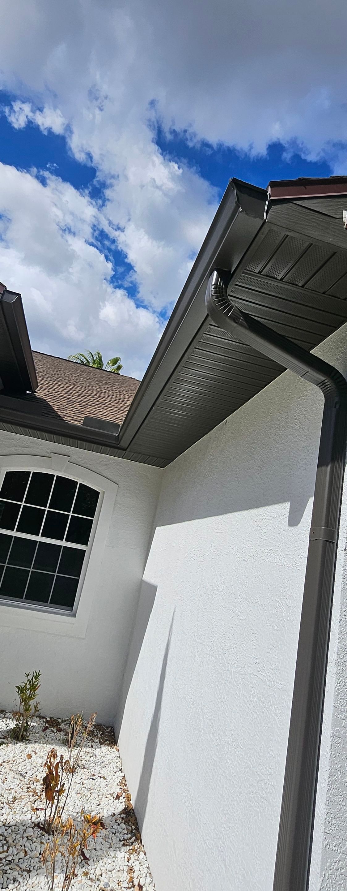 Gutter Guards Installation and New seamless gutters using Leaf Guard in Bradenton Fl by Gutter Professors
