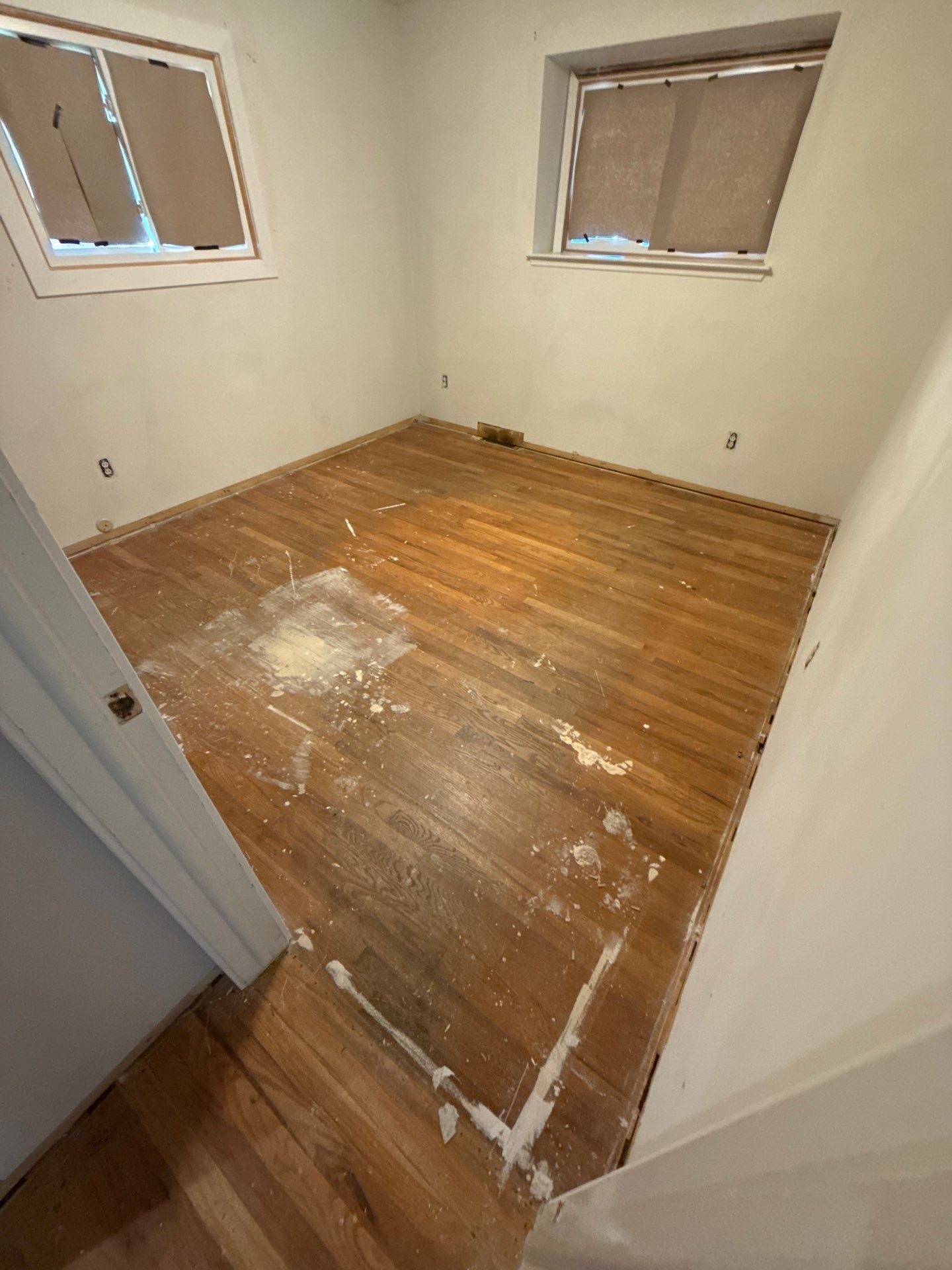 Ypsilanti red oak restoration  by Ann Arbor Hardwoods 