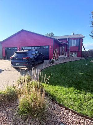Full Exterior Painting and Wood Rot Repair in Harrisburg