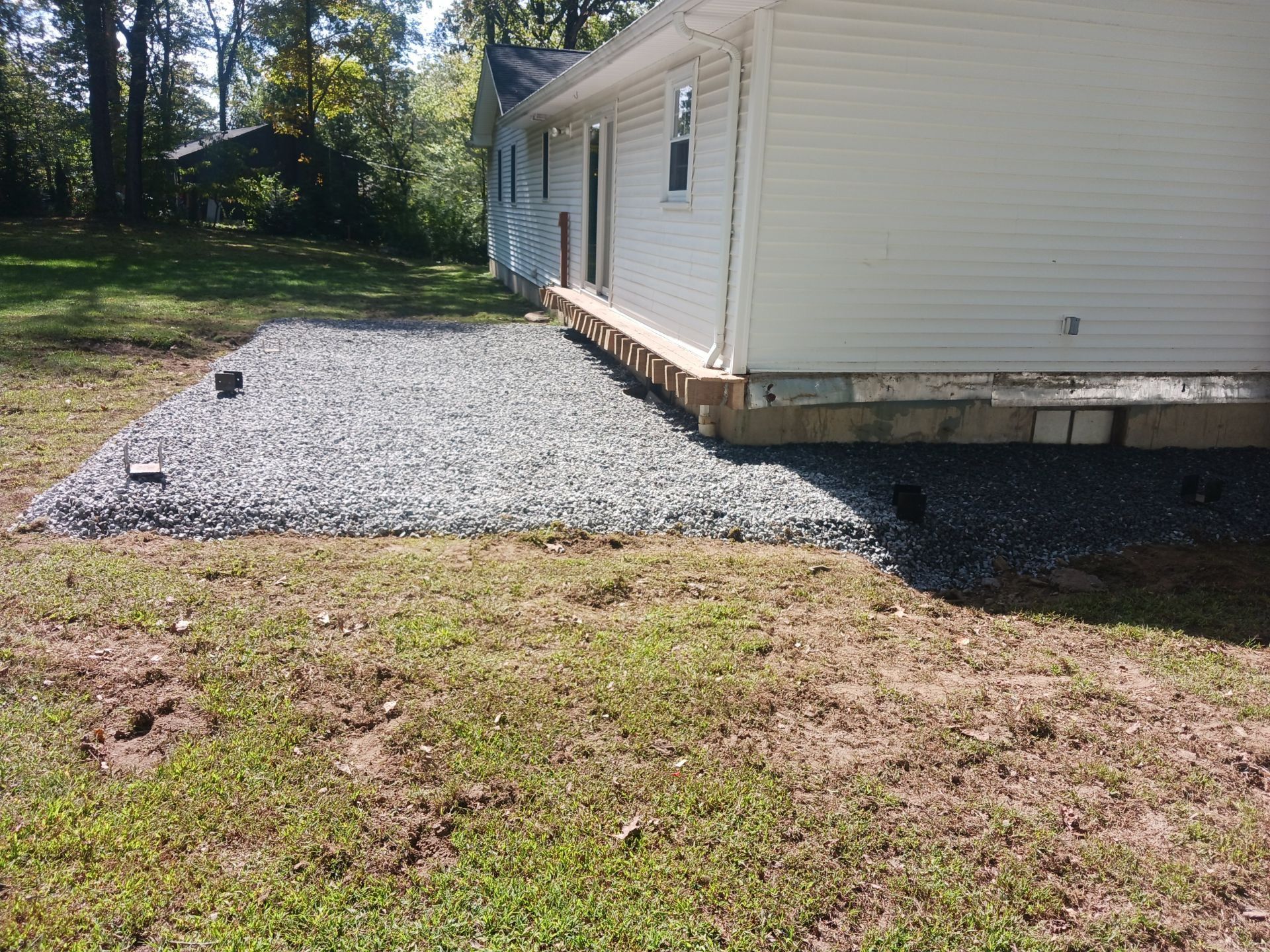 Deck replacement using Trex Transcend Rope swing and Transcend cocktail rail and trex lattice  by DiGiorgi Roofing and Siding Inc