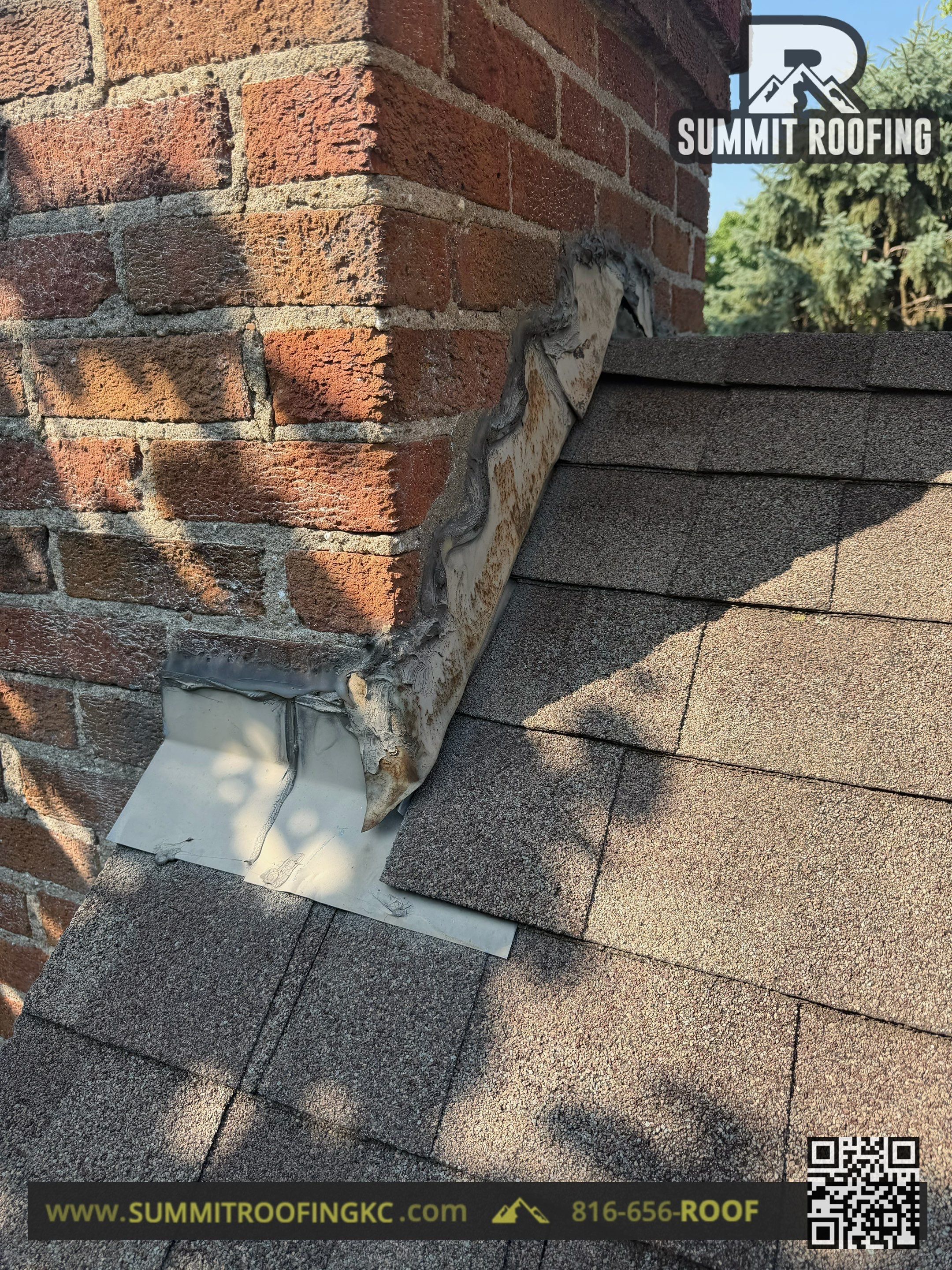 Chimney Flashing and Masonry Repair in Kansas City by Summit Roofing