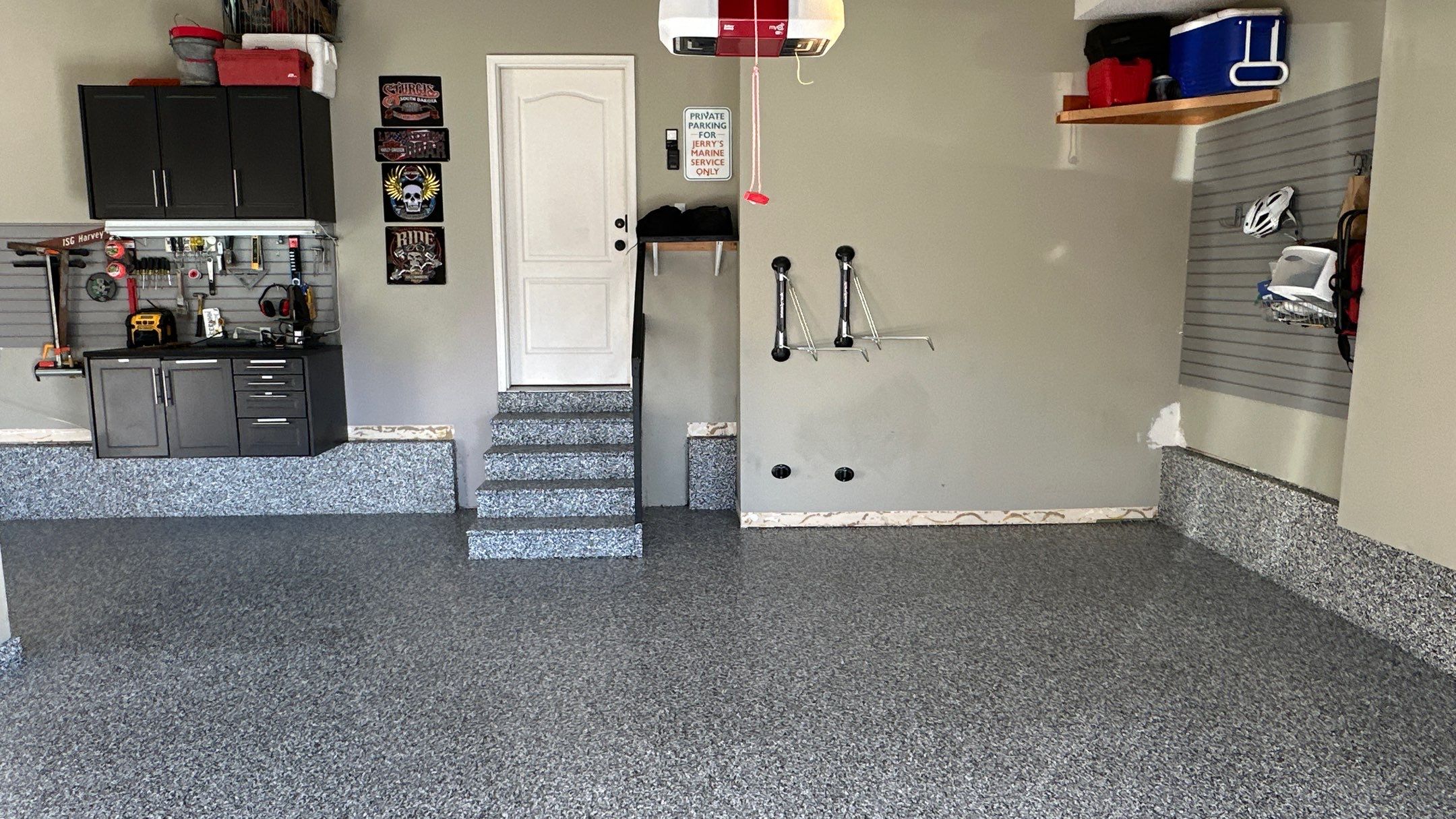 Mark H. got the garage floor of his dreams   by Banner Garage