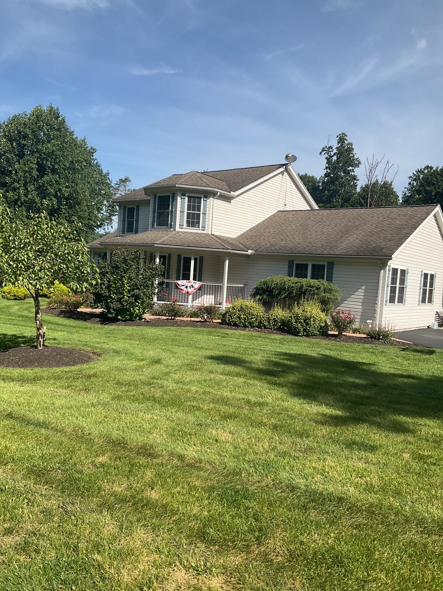 Metal roof install- shadow gray by Esh Builders