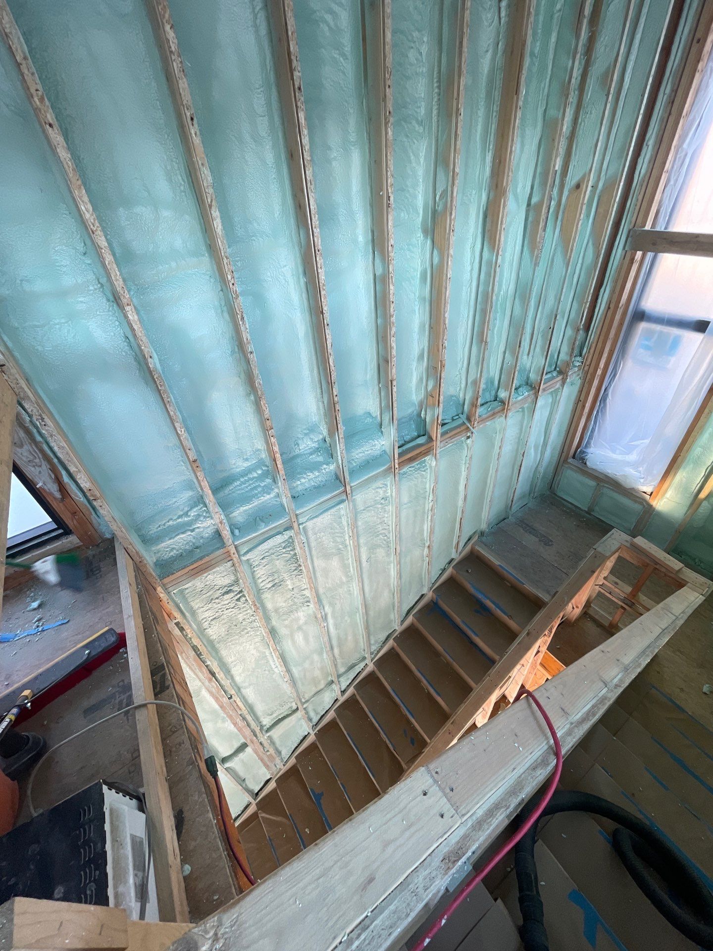 New Construction using Closed Cell Spray Foam by NYS Foam & Energy