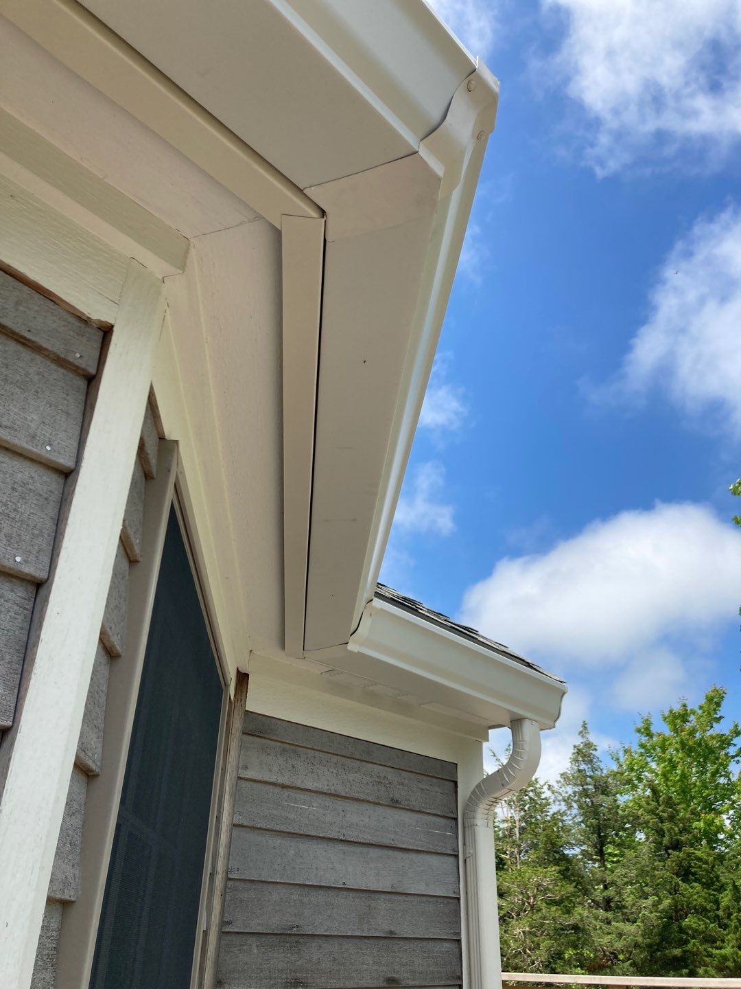 6" Leaf Relief K-Style Gutter installation in Eastham, Ma by Gutter Pro Enterprises