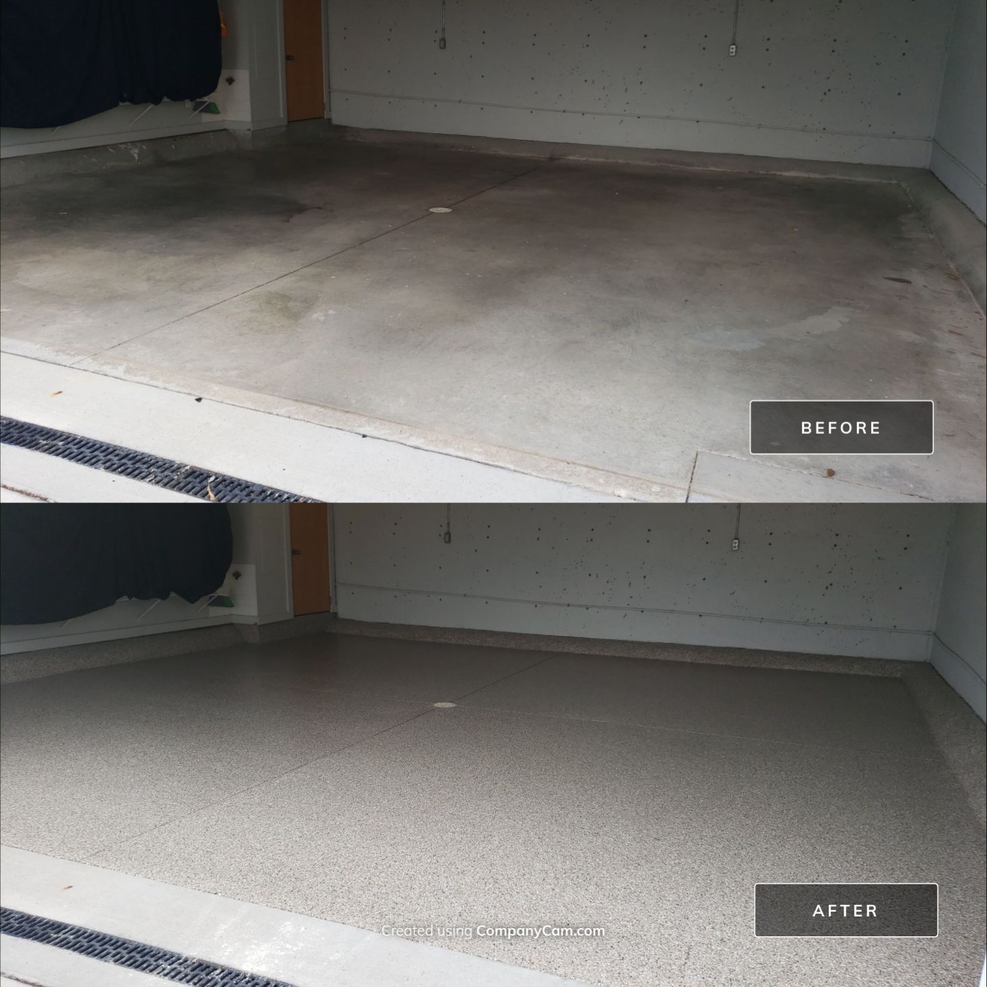 Runnels Garage Floor Coating in Pebble Beach by Revival Concrete Coatings