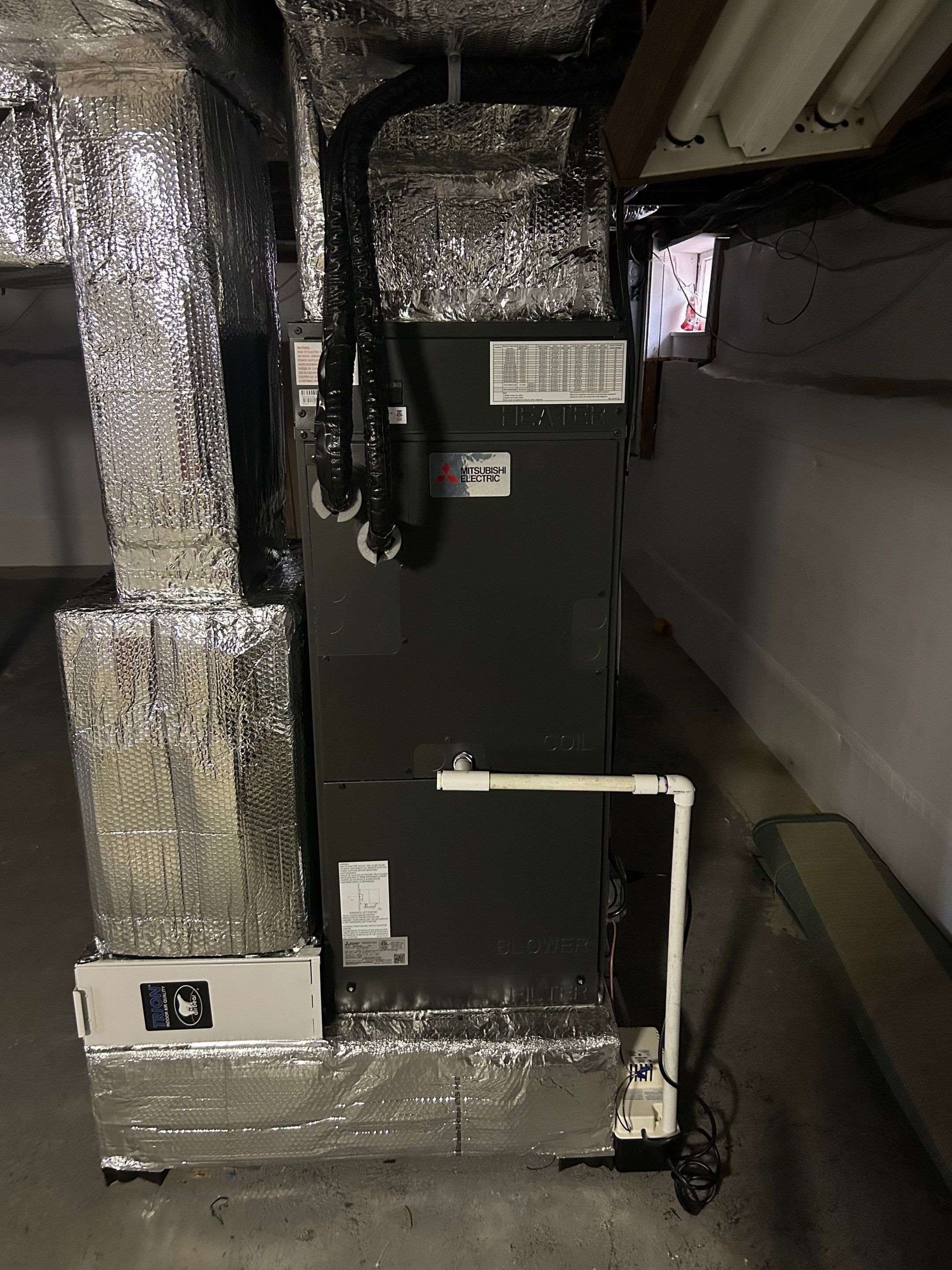 Heat Pump Installation using Mitsubishi by Ocean State Air Solutions