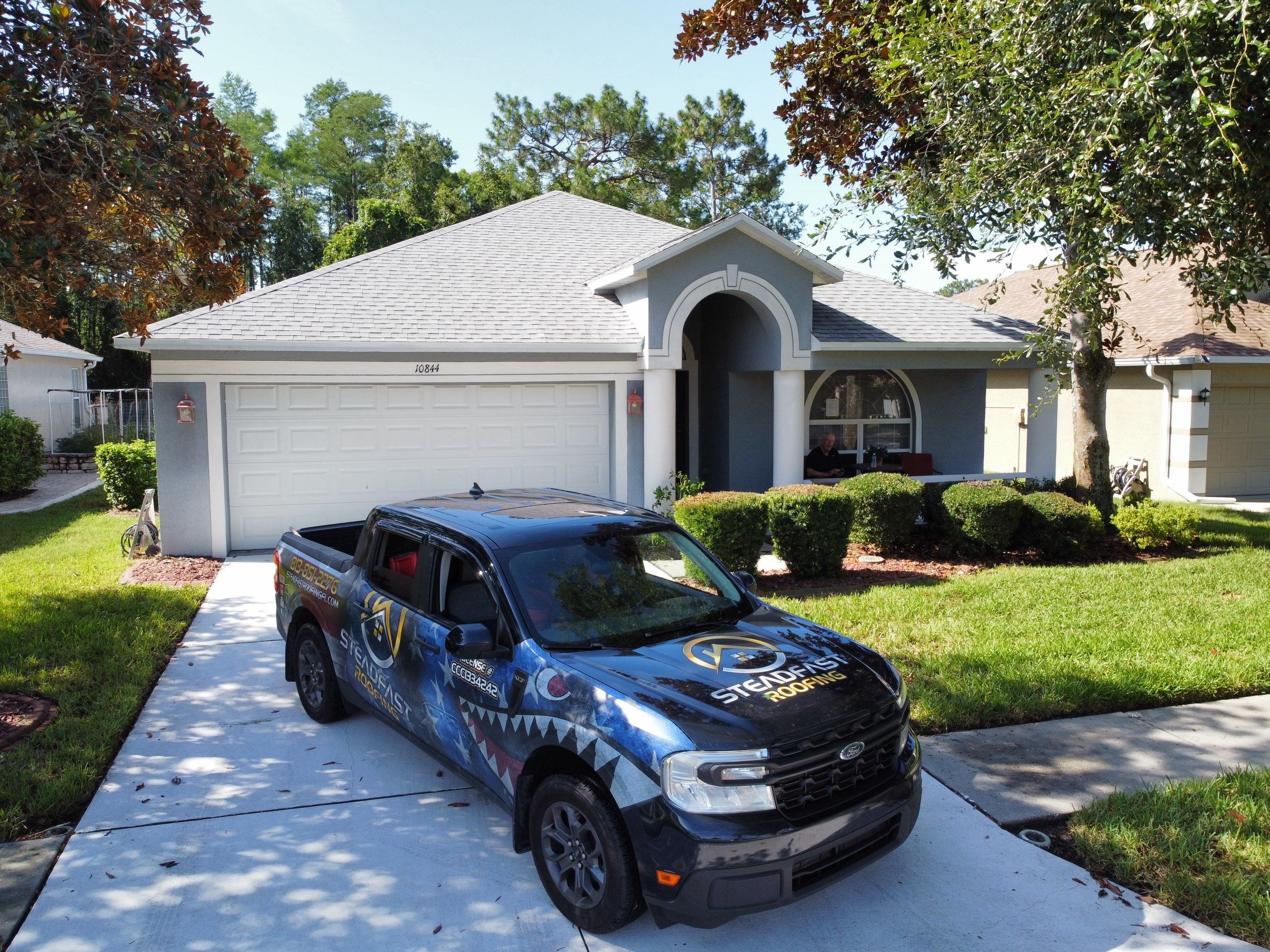 Roof Replacement in Land O' Lakes, FL. by Steadfast Roofing