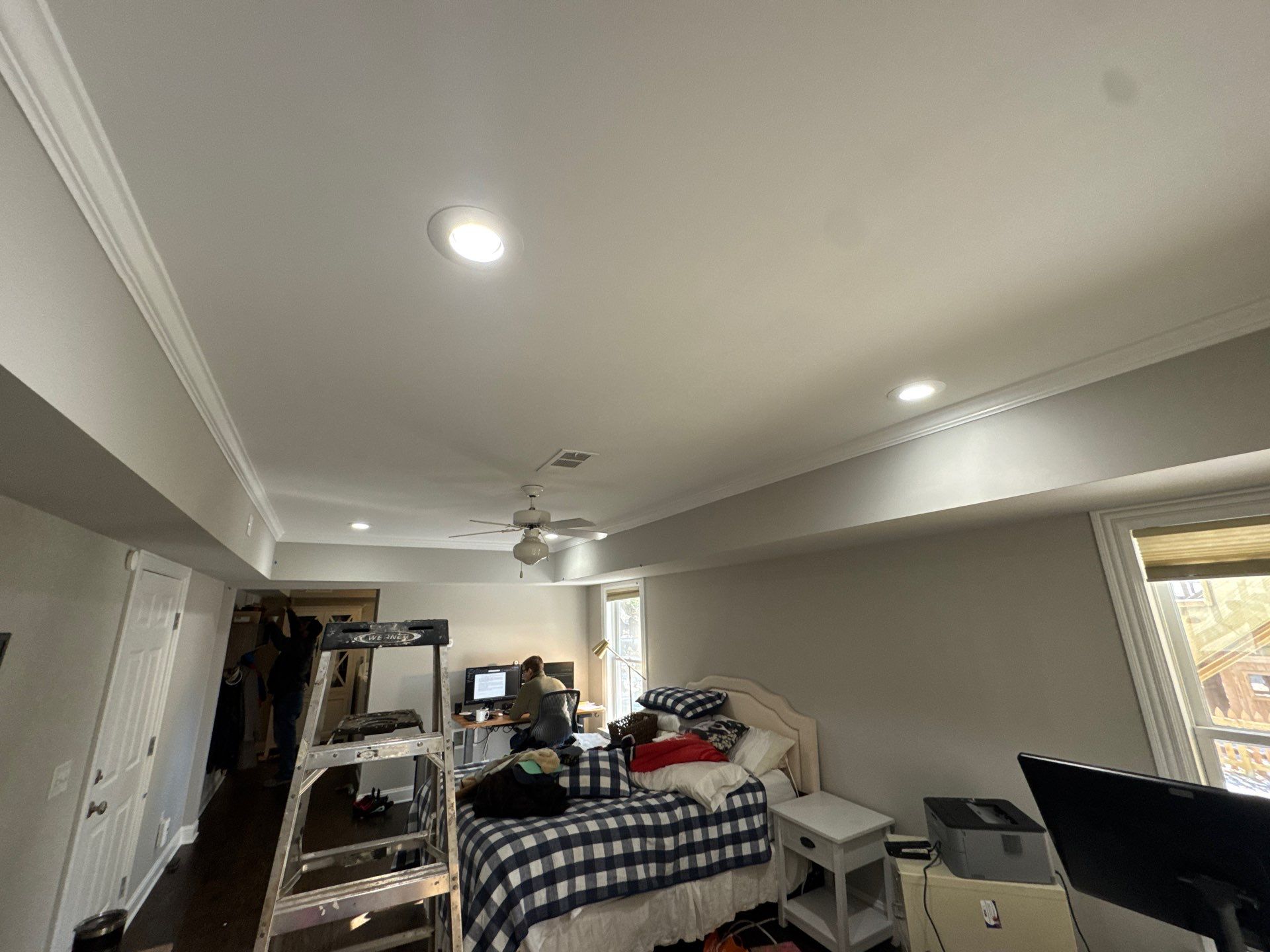 Interior Home Painting and Crown Molding Update in Atlanta by Swift Home Renovations
