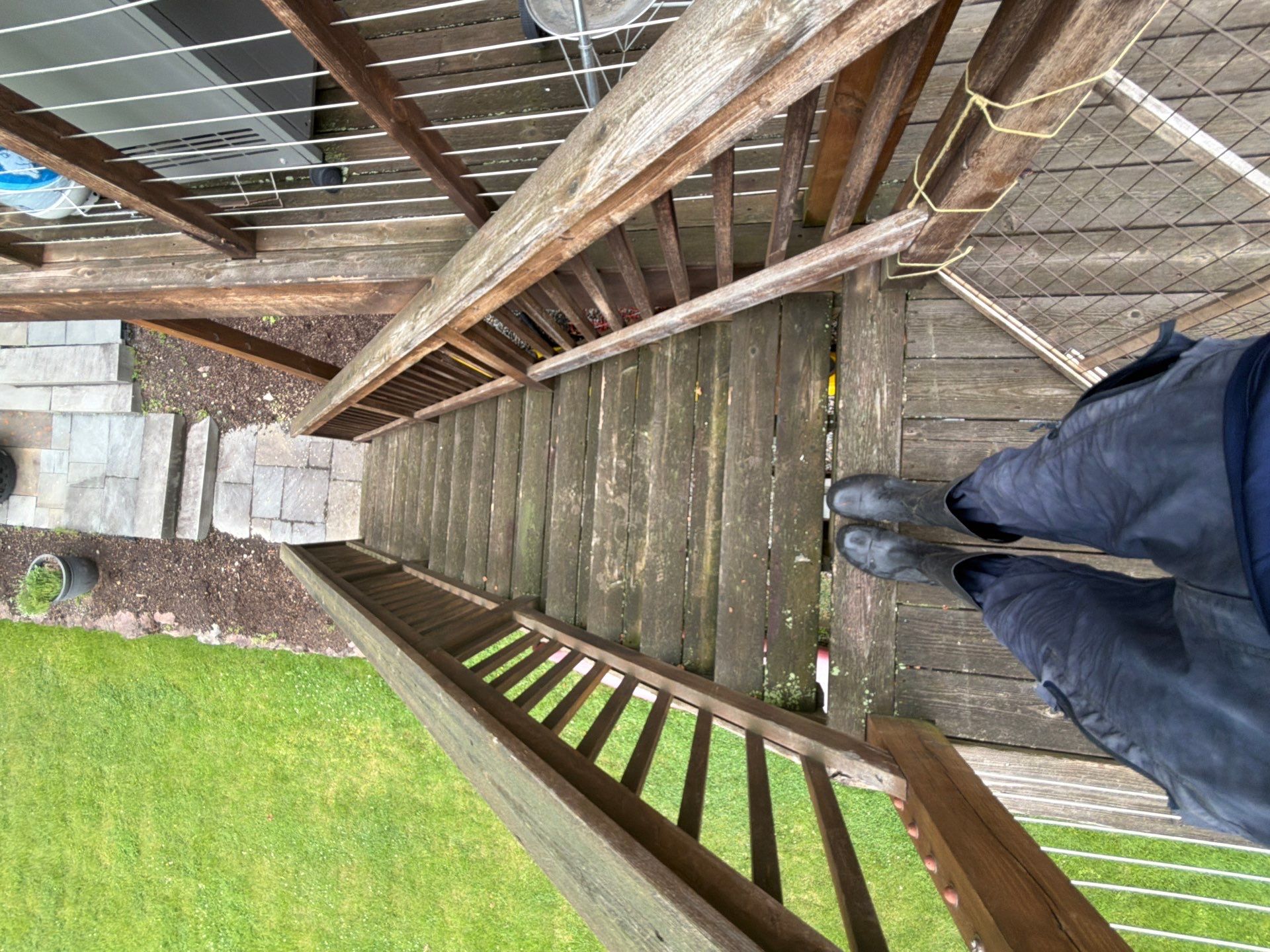 Exterior Powerwashing and Maintenance for a Teaneck Timber Home by Spectrum Painting, LLC