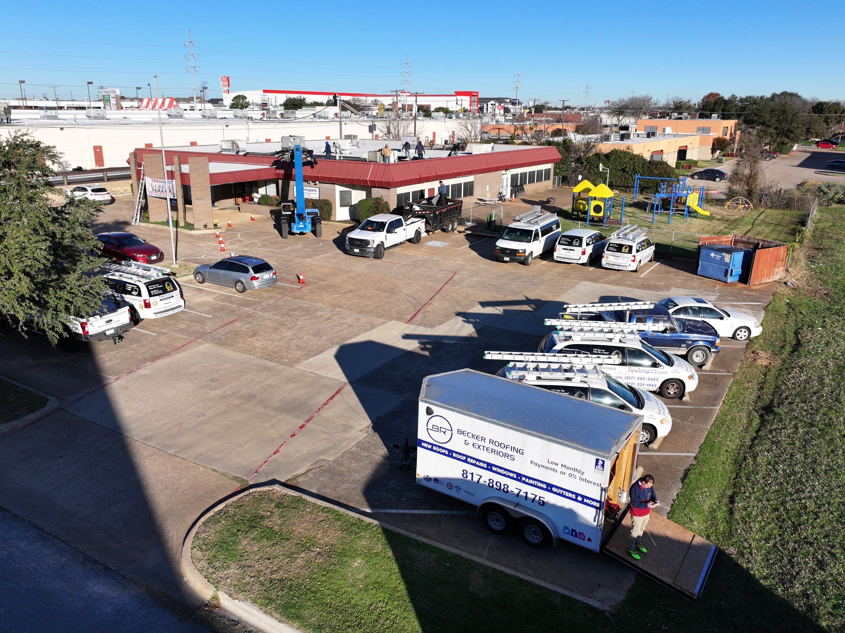 Commercial Roofing Installation using GAF Evergaurd TPO 60 Mil by Becker Roofing and Exteriors