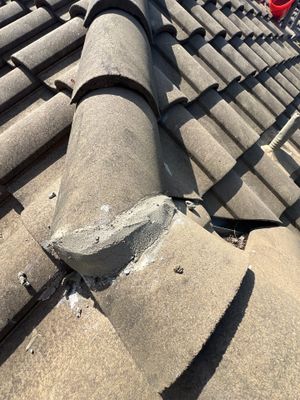 Residential Roofing Repair using tile