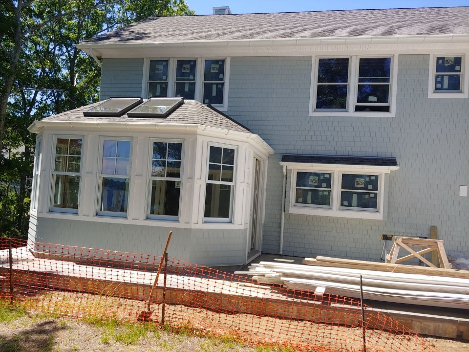 East Falmouth, MA Gutter Installation using 6" Half Round Aluminum Gutter by Gutter Pro Enterprises