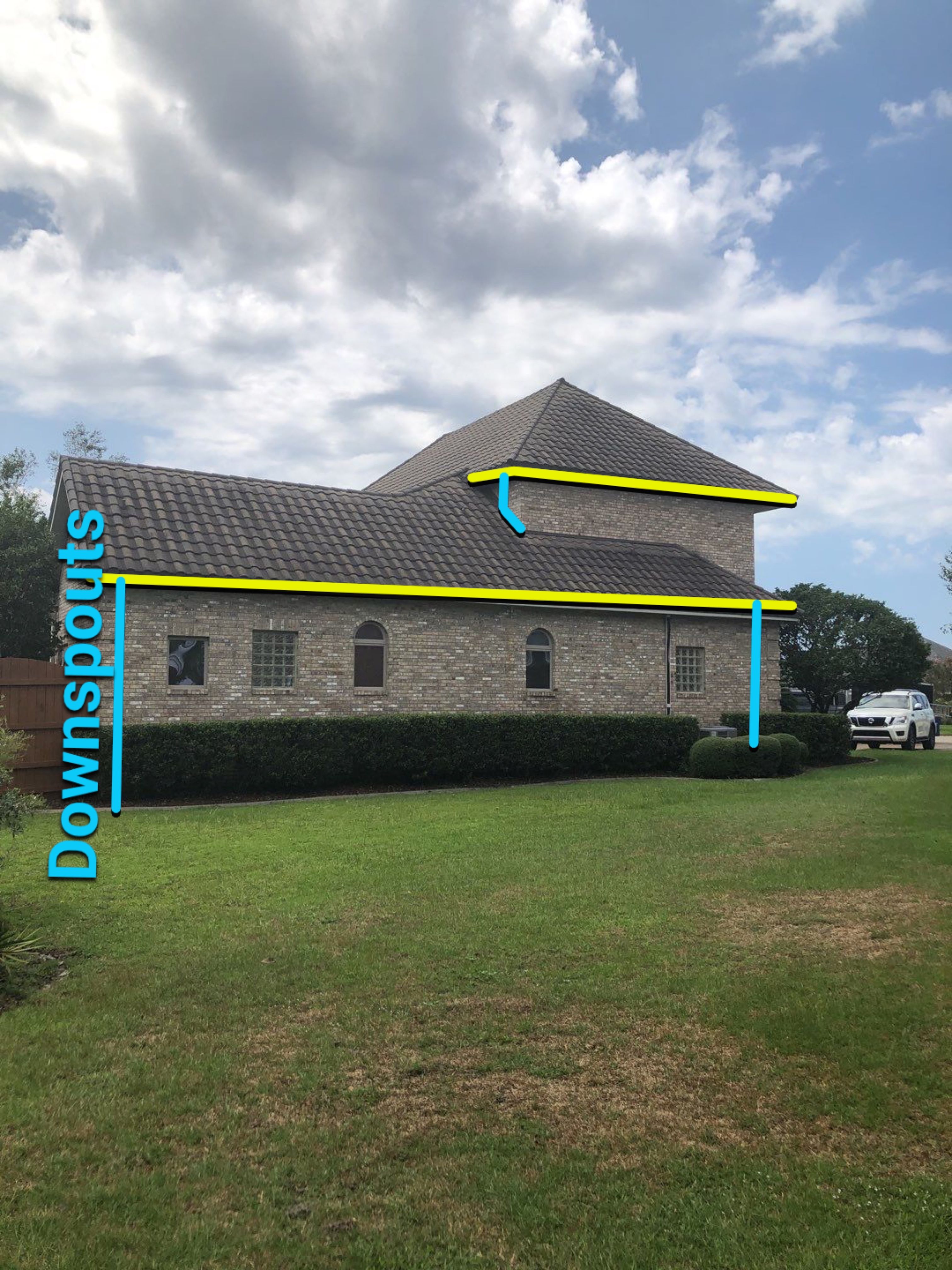 Seamless Gutter Installation with Wicker Color K-Style Gutters and LeafBlaster Pro Mesh Gutter Guards by Gutter Professors