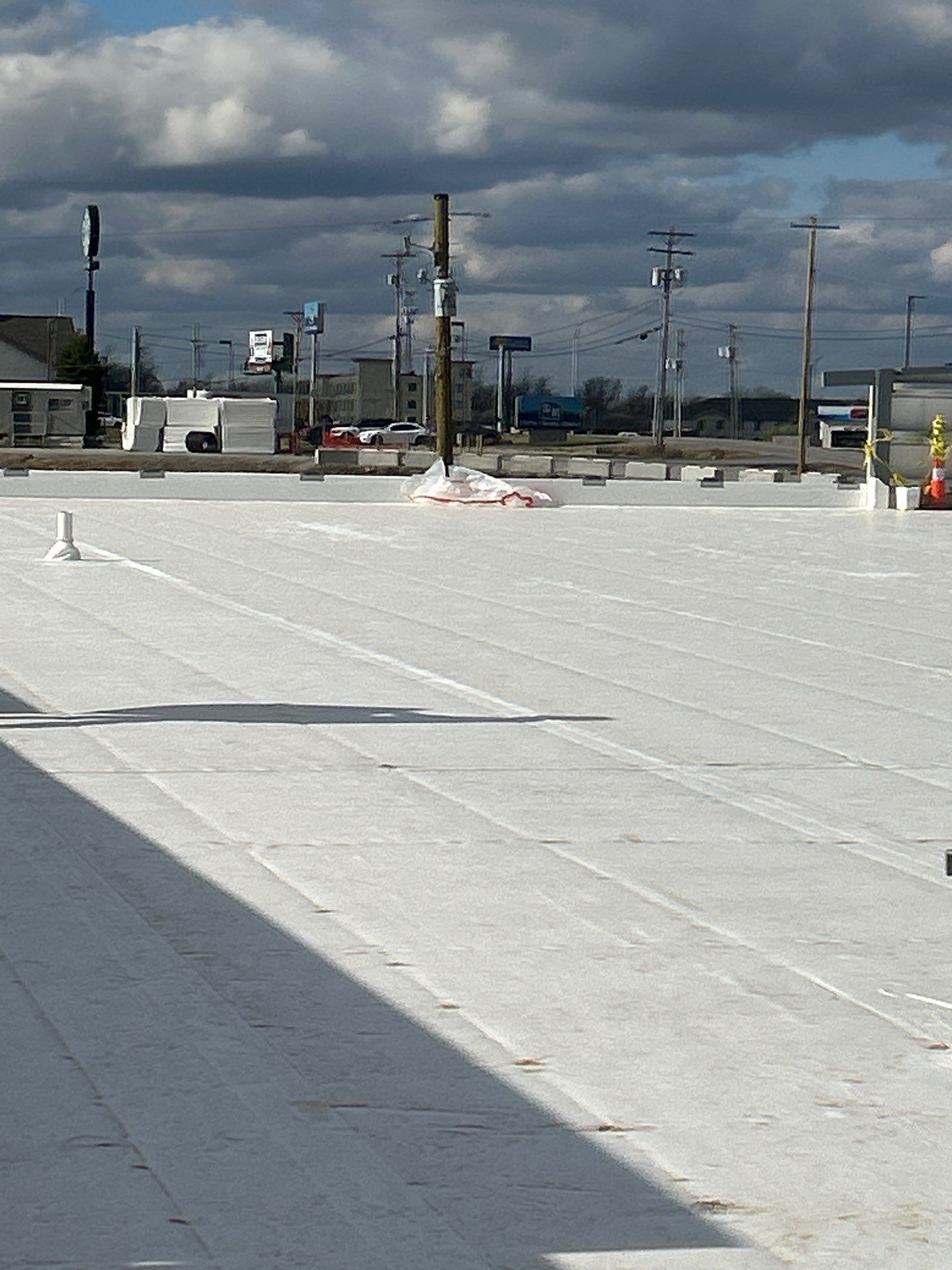 Commercial Roofing Installation using Insulated roof and wall panels by Nitro Roofing and Construction