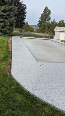 Pool Deck Transformation using Slate Stone