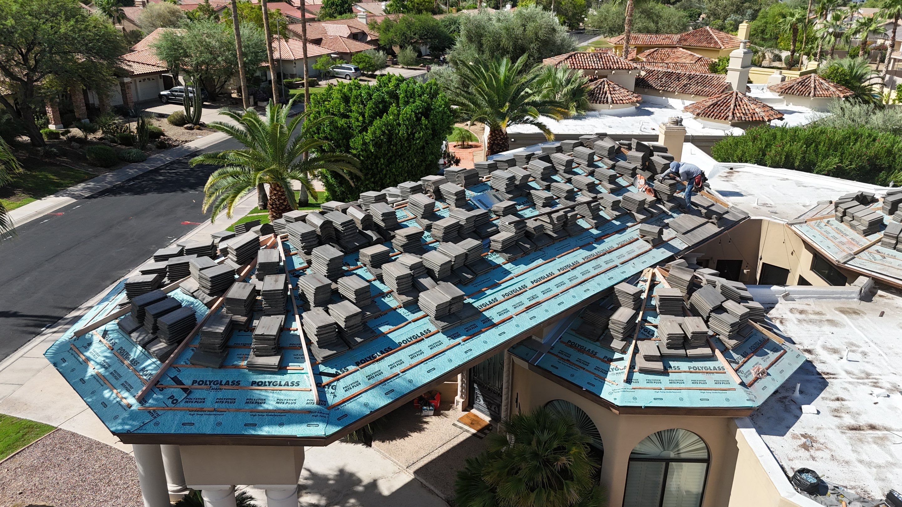 Project in Scottsdale, AZ by Saint Roofing