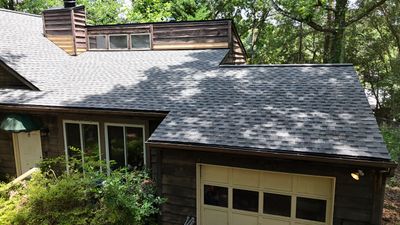 Roswell, GA Roof Replacement GAF Timberline HDZ Pewter Gray