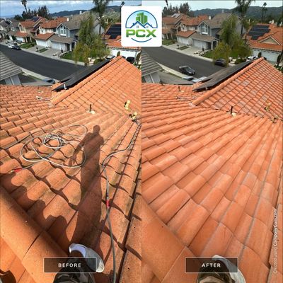 Trabuco Canyon Roof Washing with Pressure Washer