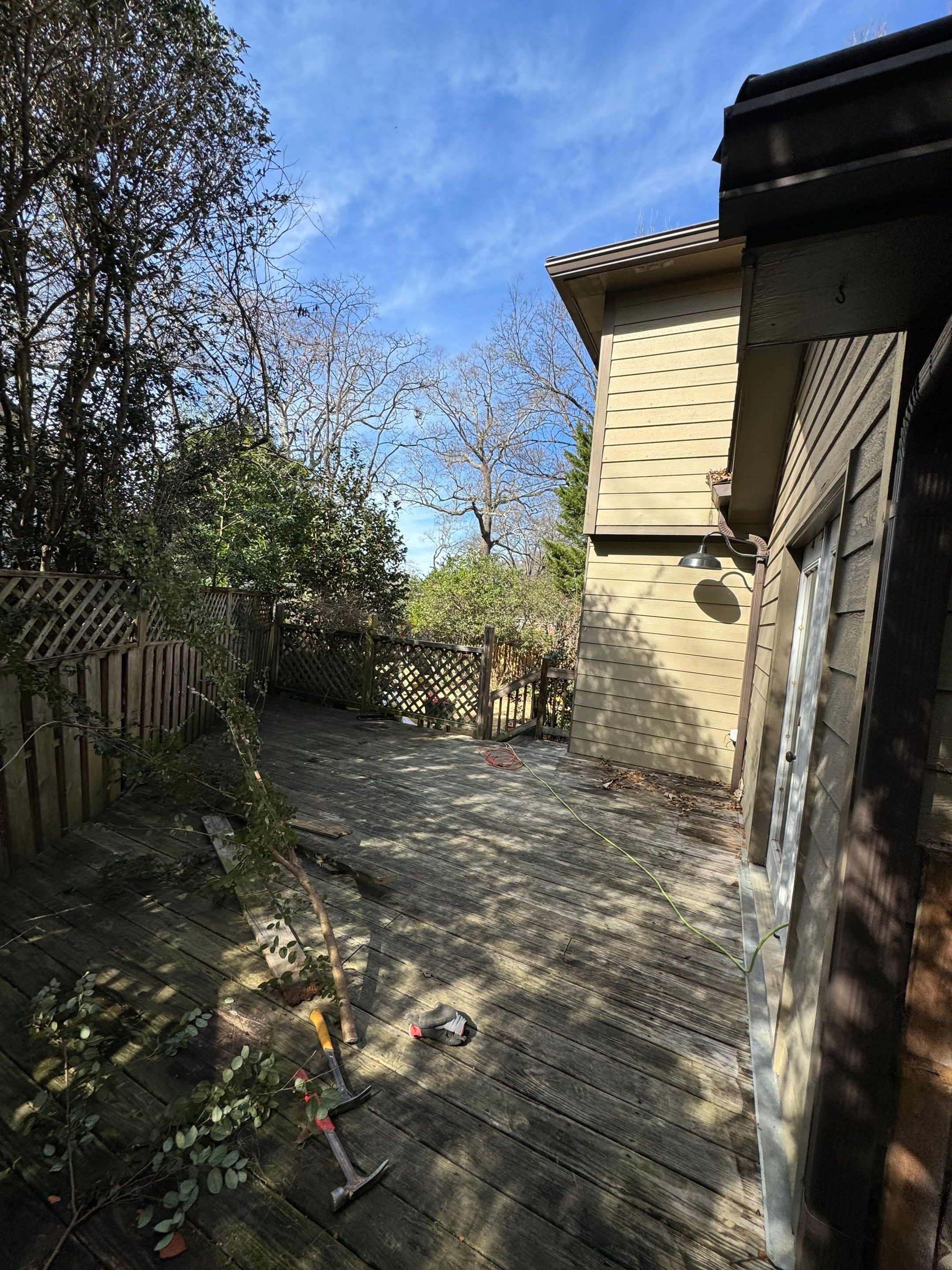 Custom Screened Porch Addition with Vaulted Wood Ceiling in Decatur by Swift Home Renovations