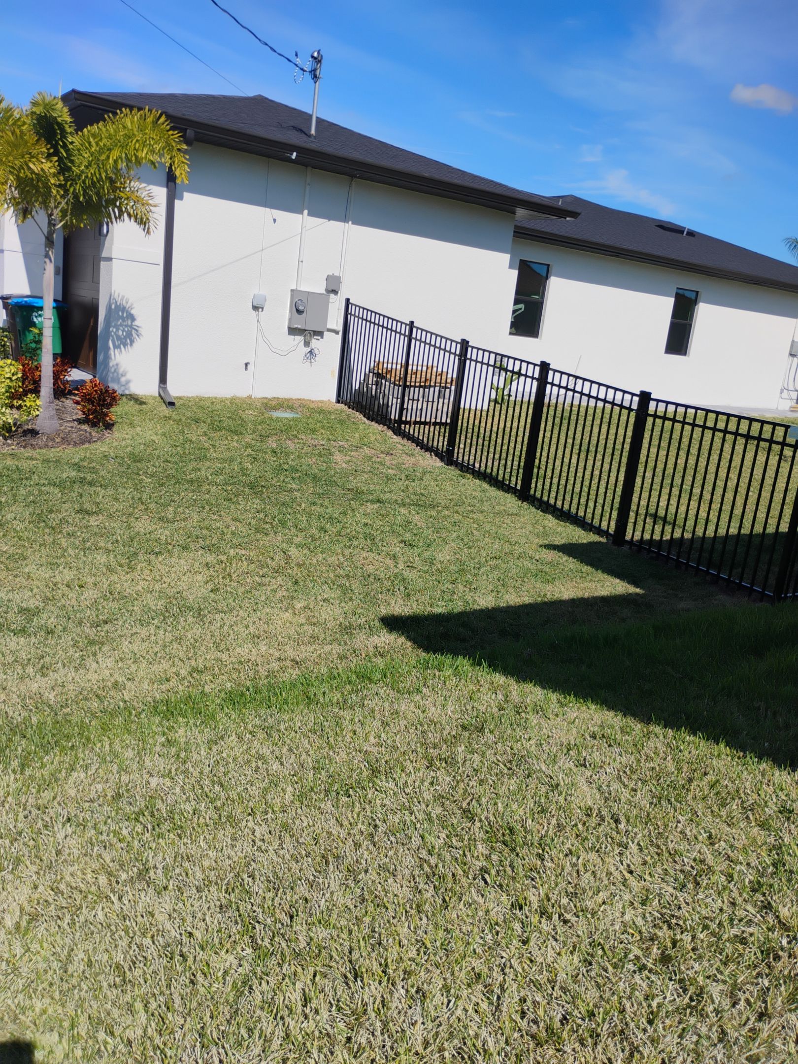 Bronze Aluminum Fence in Cape Coral by True Fence LLC