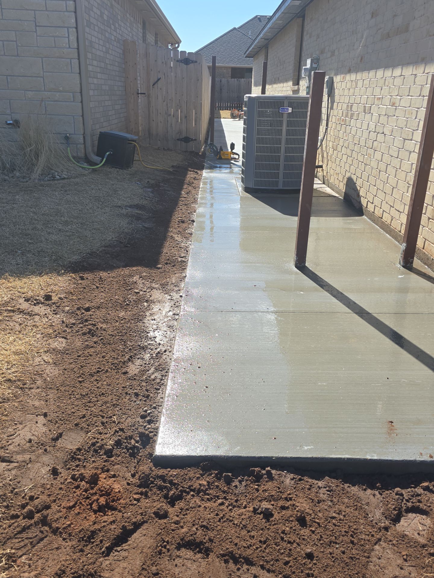 Concrete Sidewalk And Footer by Clays Services Inc