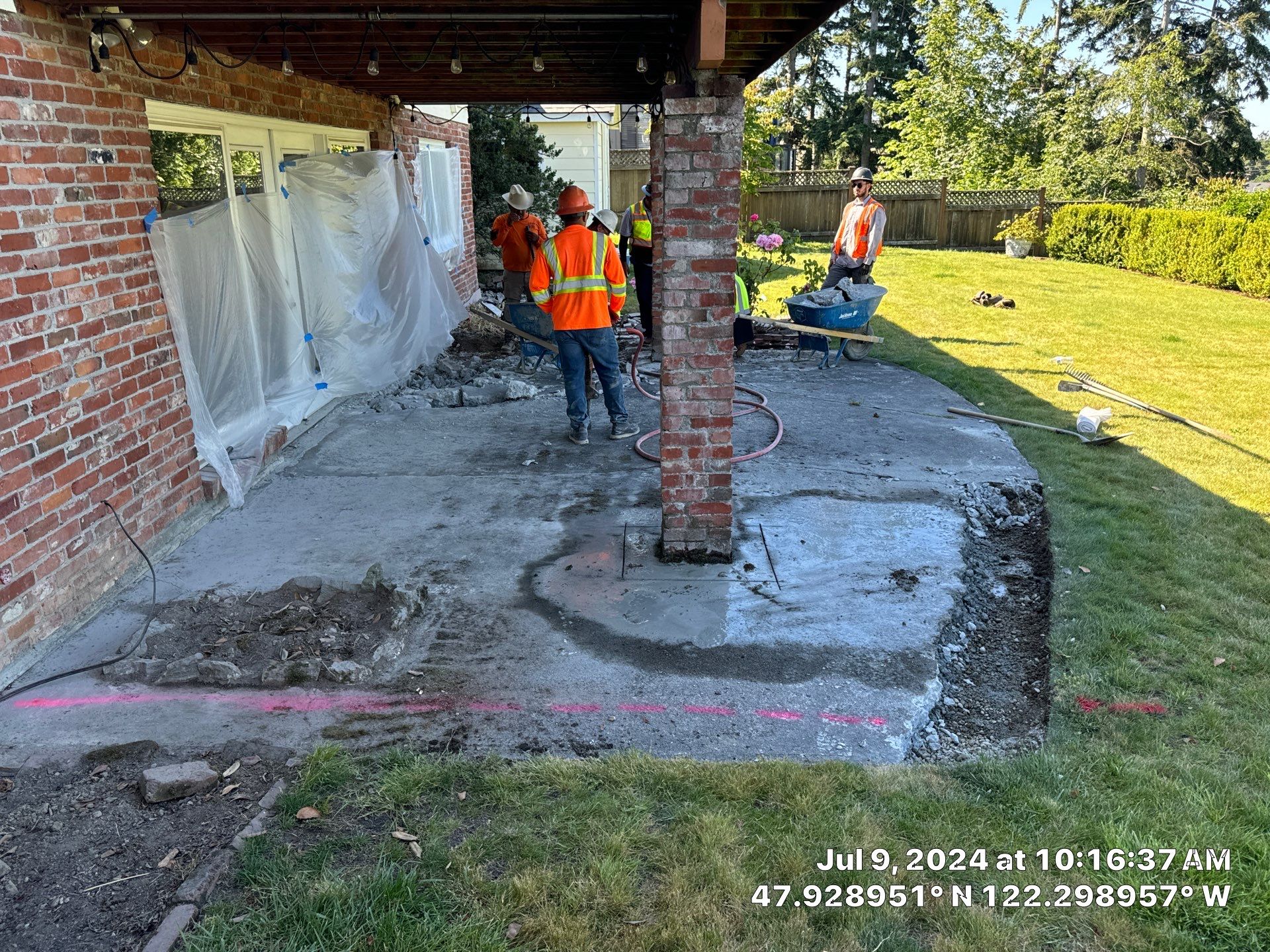 Susan | Concrete Patio by Jireh Asphalt & Concrete Inc 