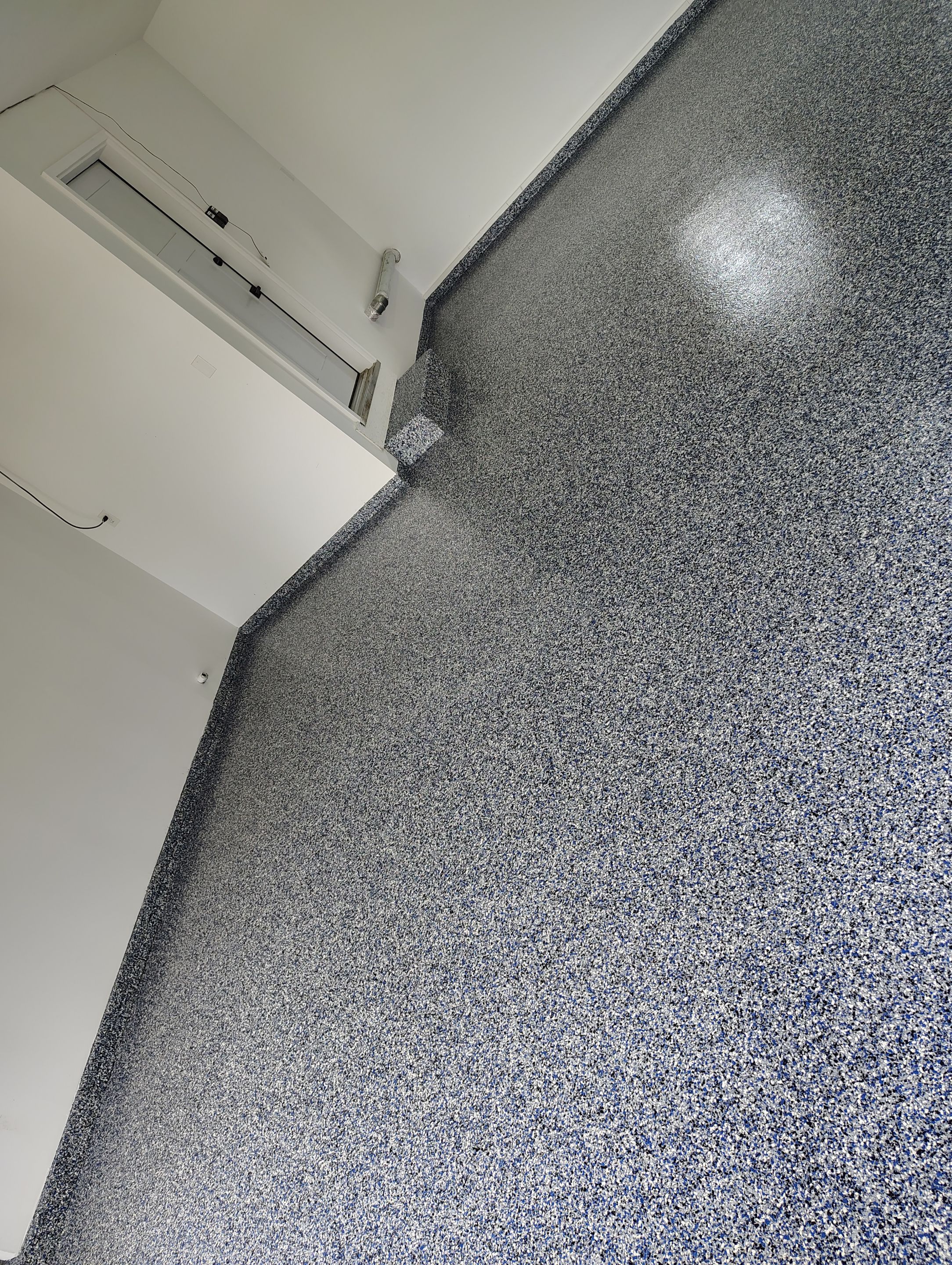 Hartford Garage Concrete Coating With Orbit Flake Finish by Select Painting, Coatings & Garage Cabinets